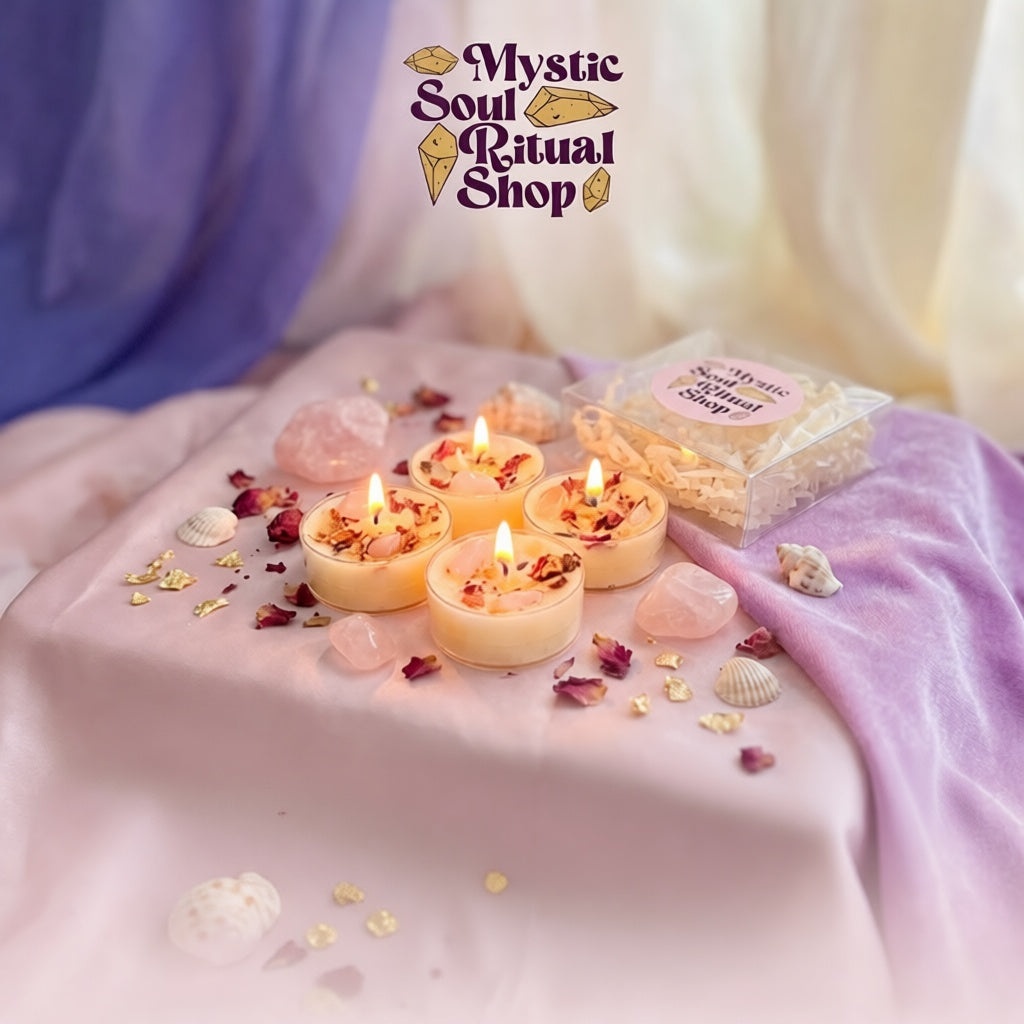 Aphrodite Goddess Tea Light Candle Set