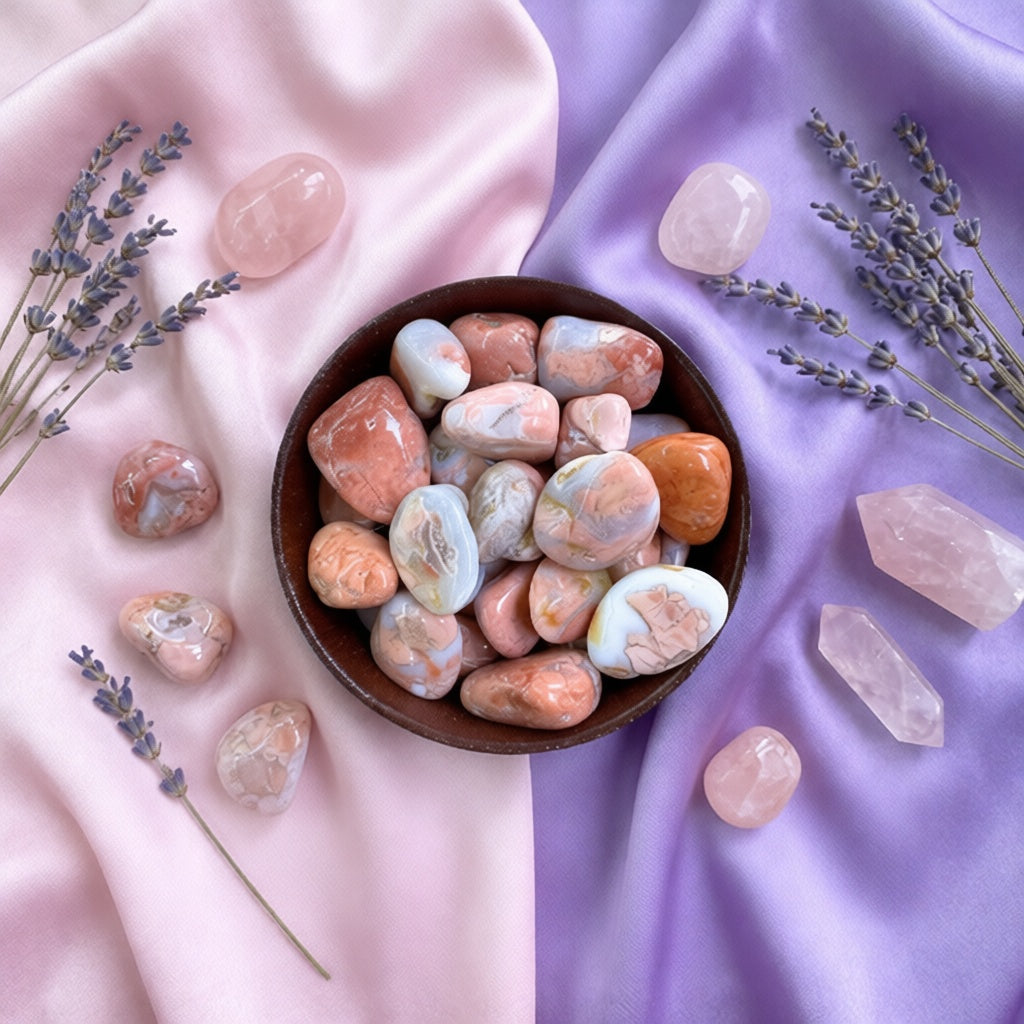Pink Agate Tumble