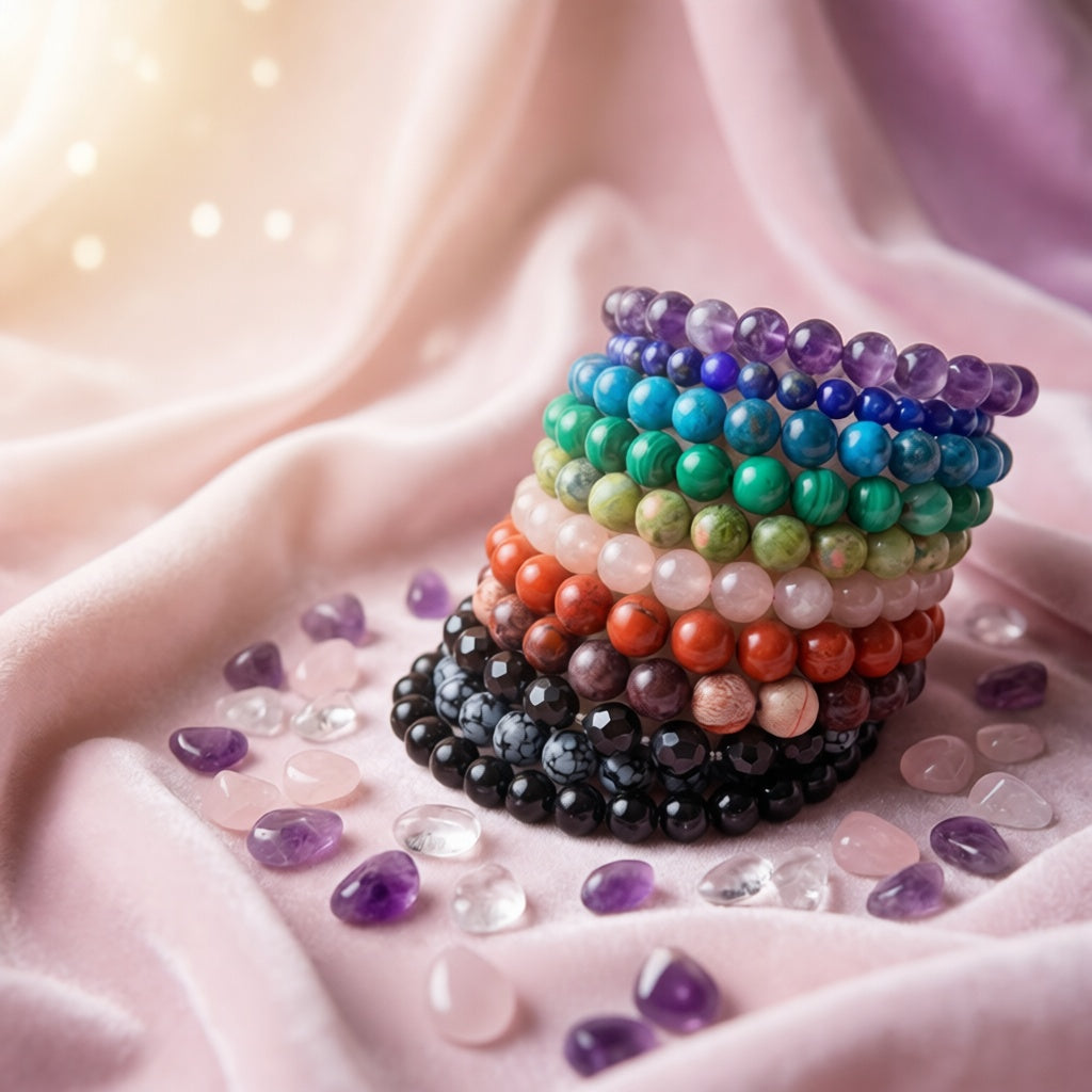 Crystal Large Bead Bracelets