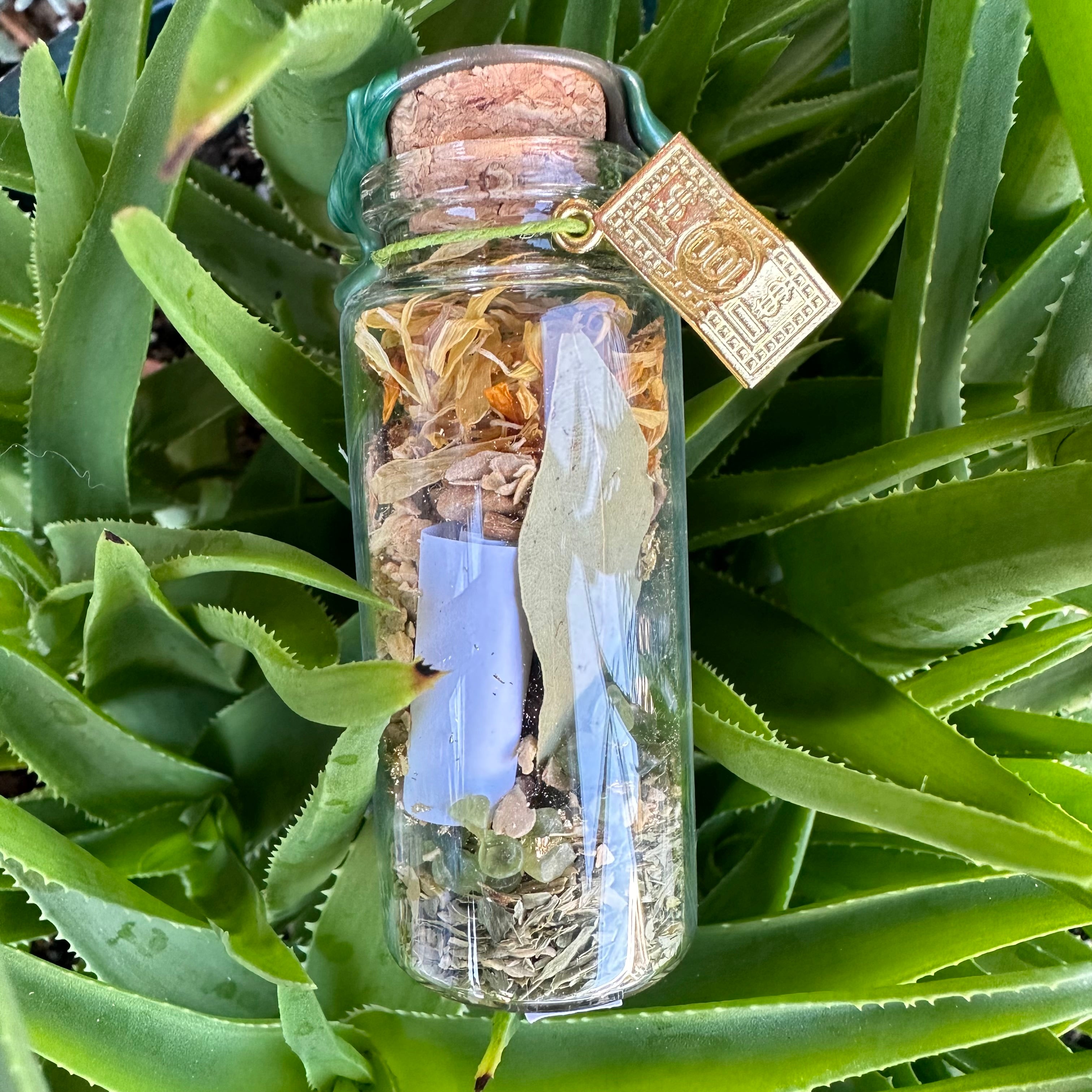Money Spell Jars