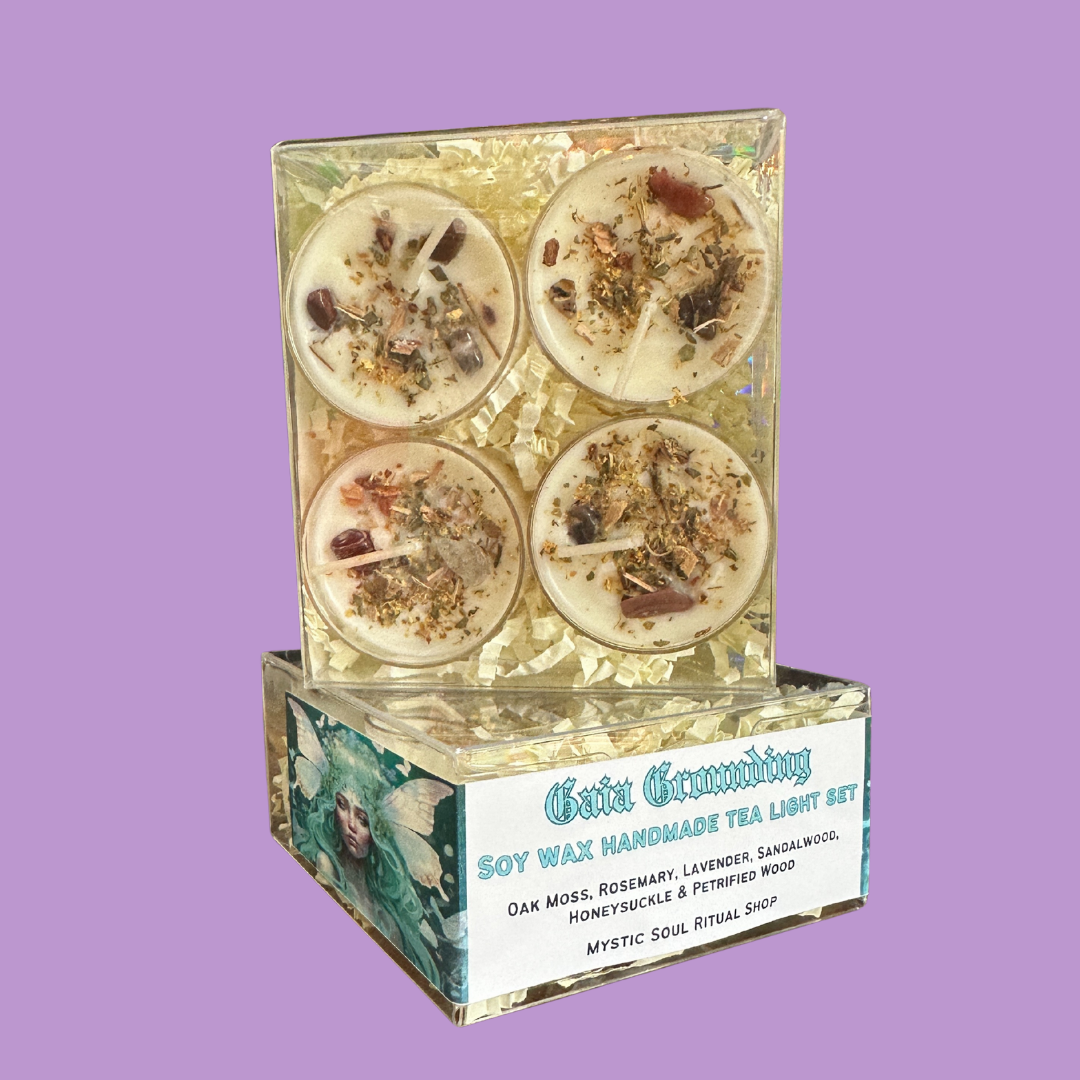 Gaia Goddess Tealight Candle Set