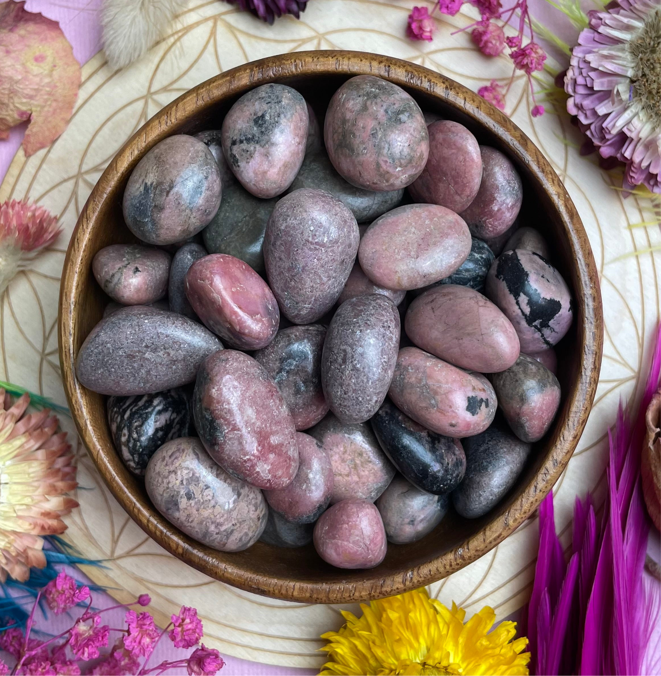 Rhodonite Tumbled Stone