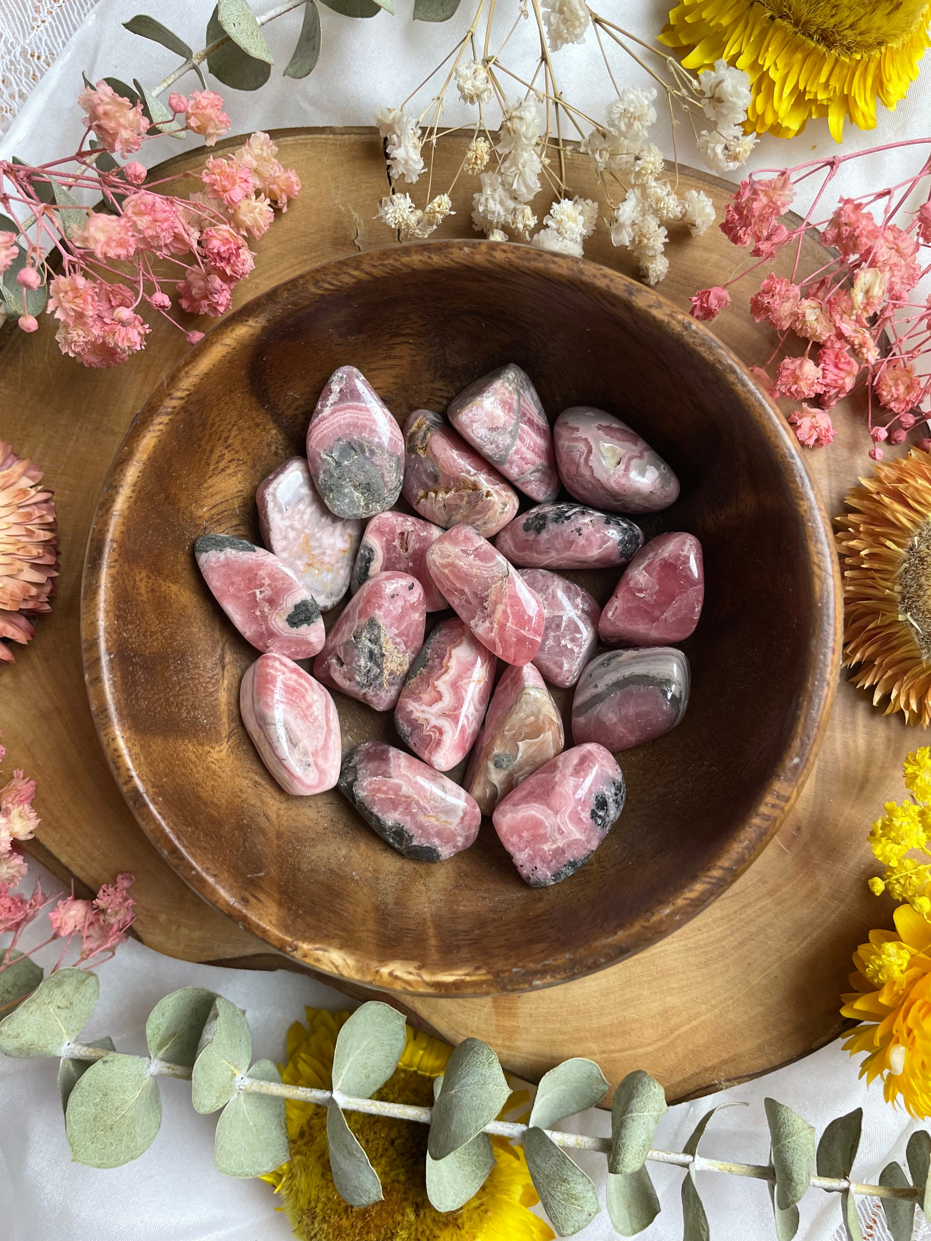 Rhodochrosite Tumbled Stone