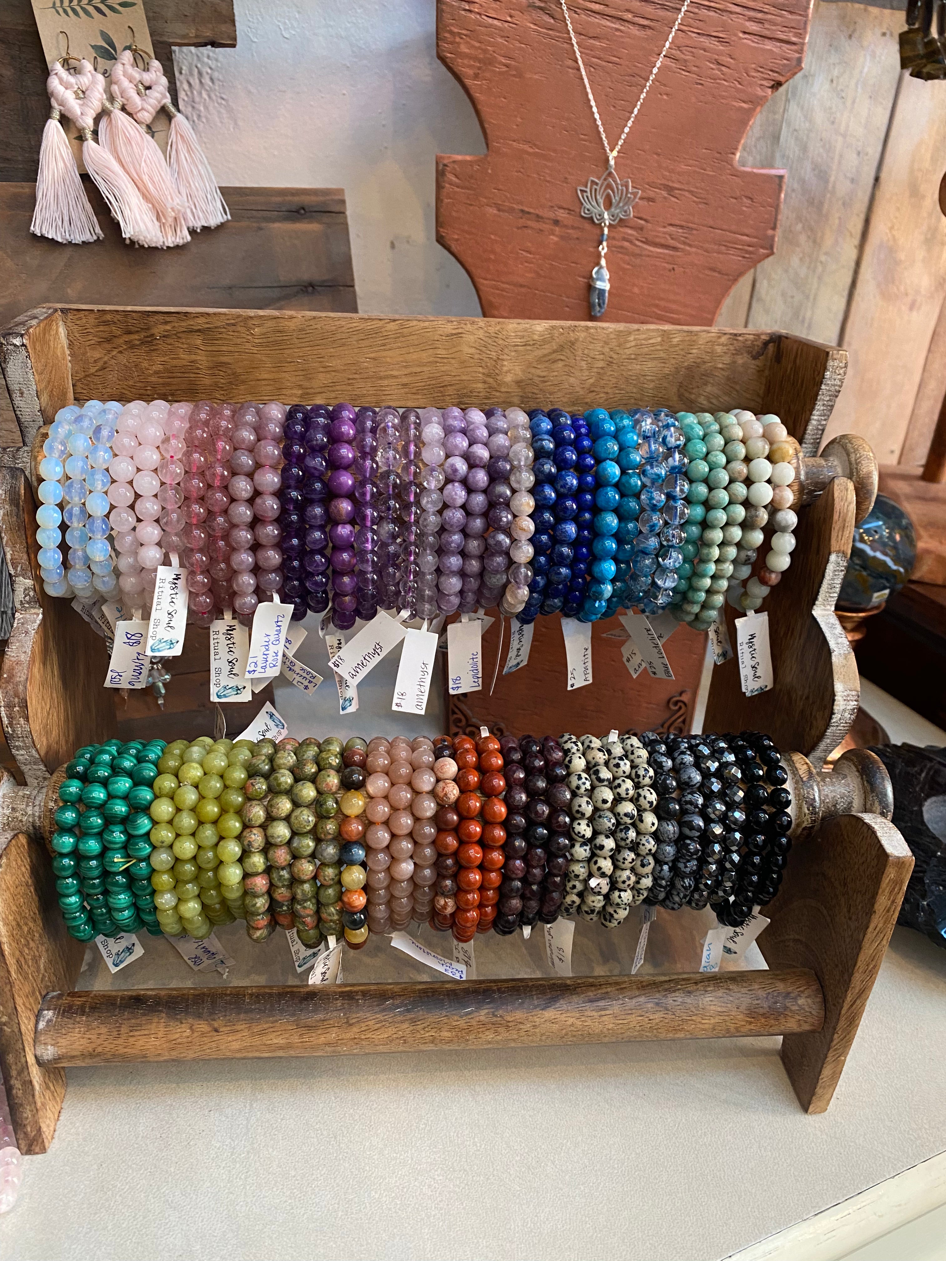 Crystal Large Bead Bracelets