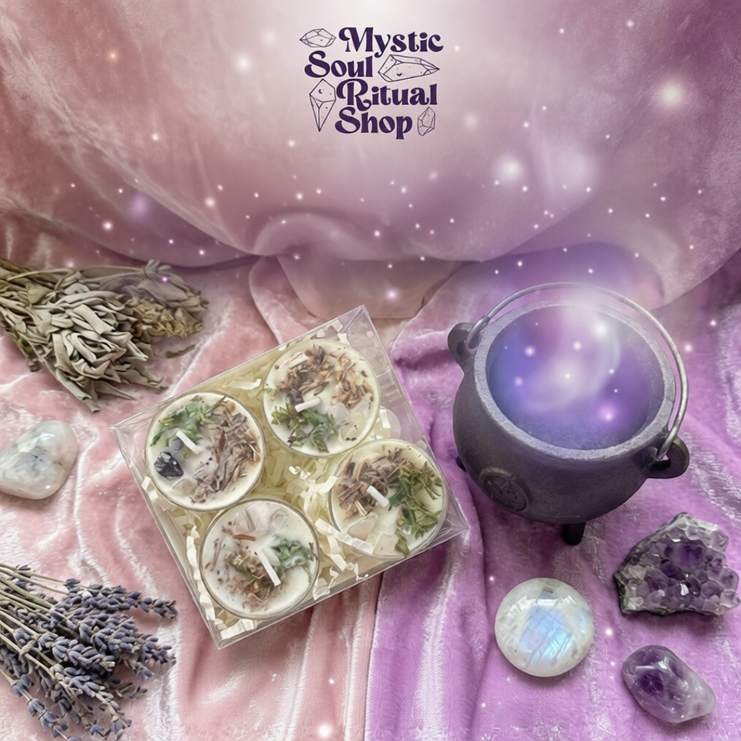 Cerridwen Goddess Tea Light Candle Set