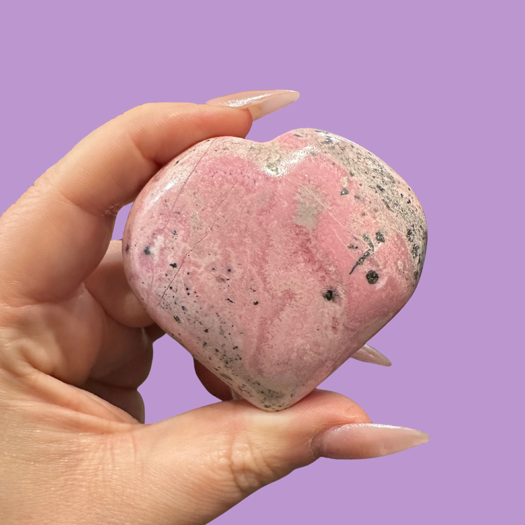 Rhodochrosite Hearts