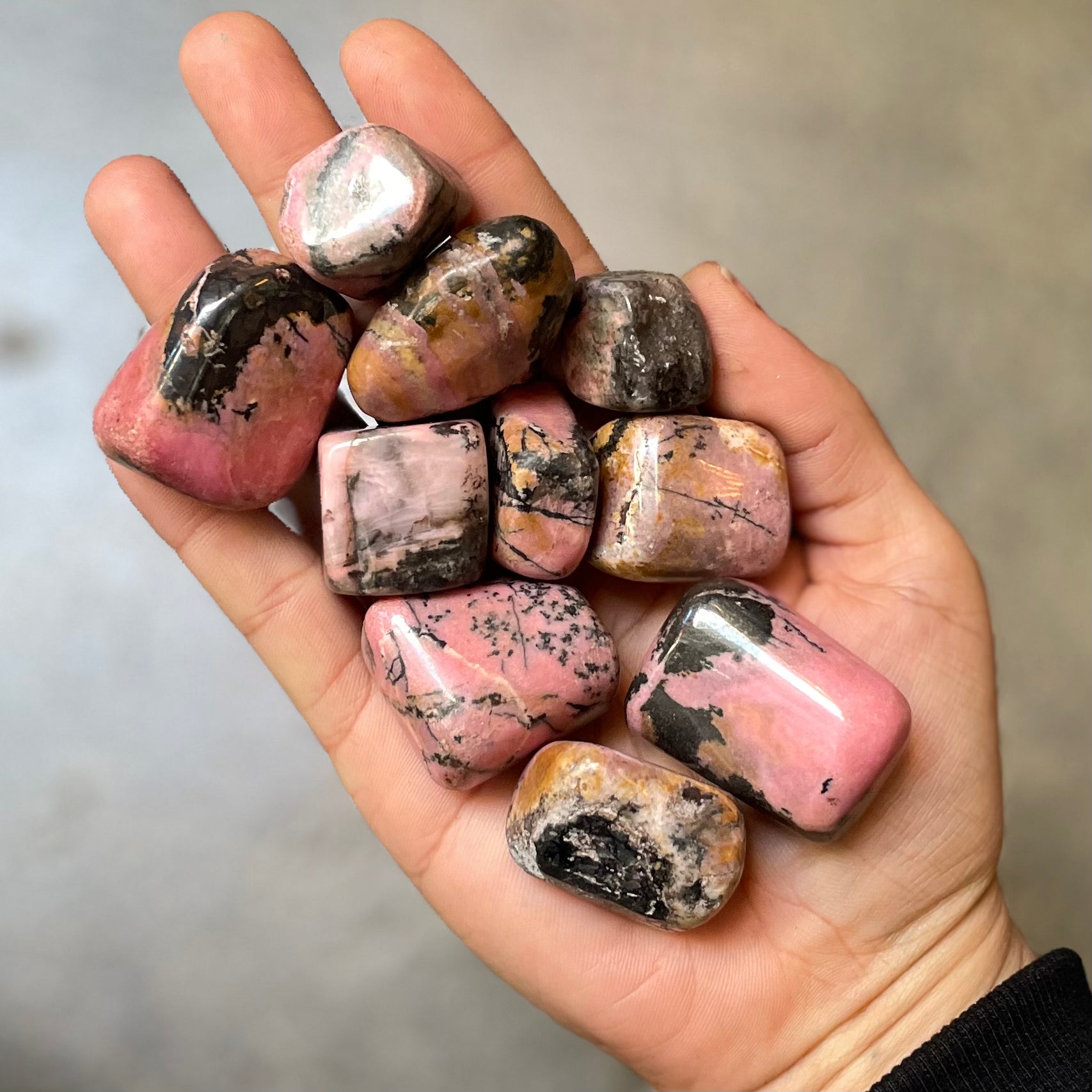 Rhodonite Tumbled Stone