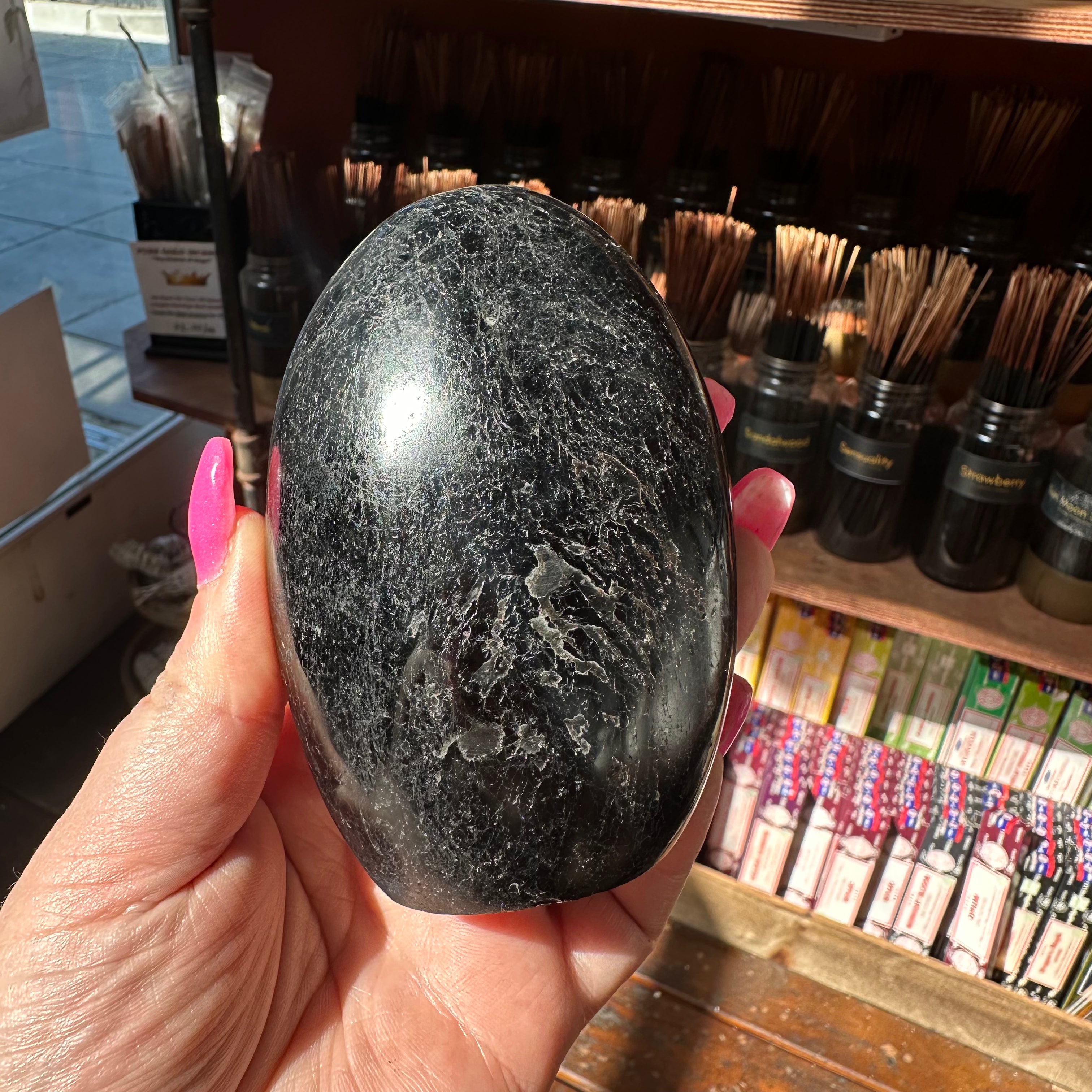 Black Tourmaline Cut Base