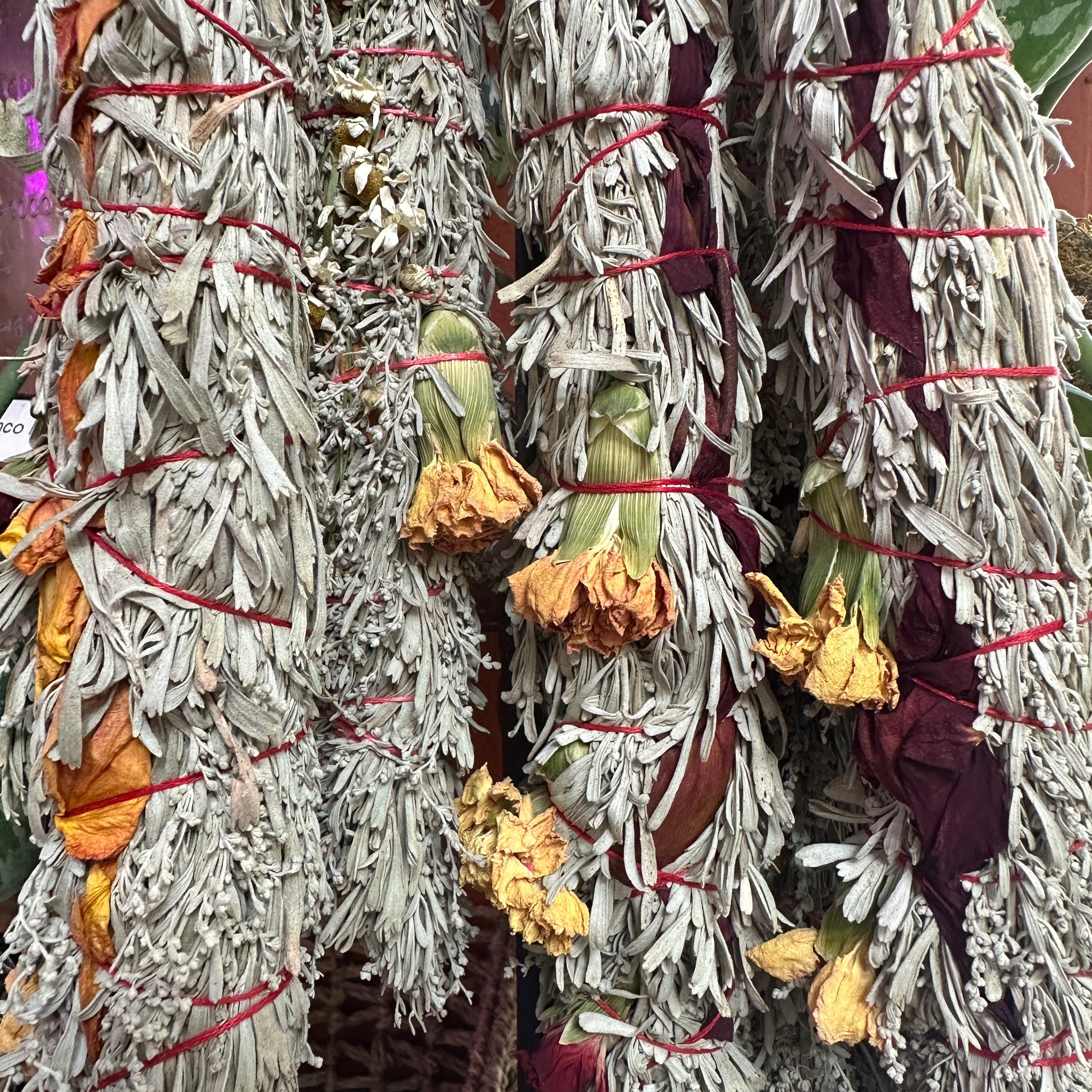 Hand Wrapped Blue Sage by Dancing Dragons Studios