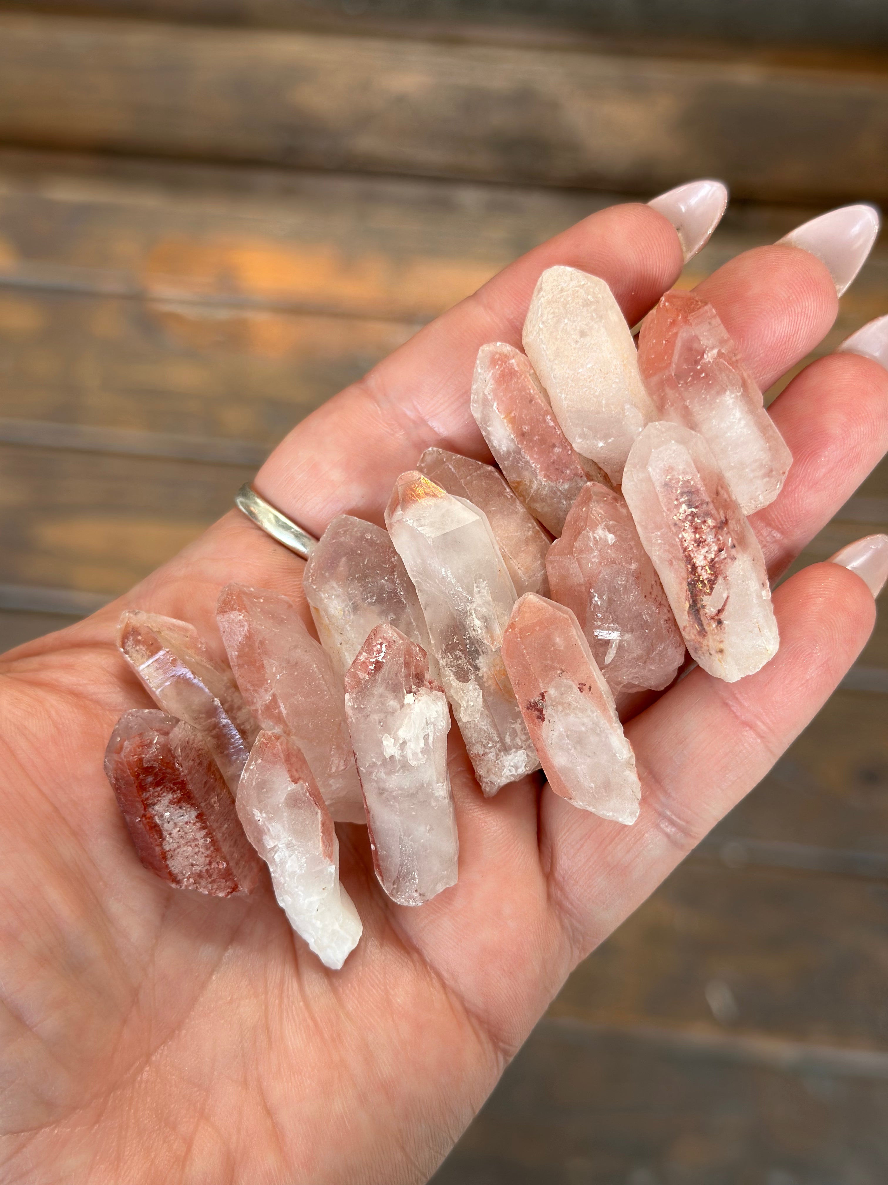 Fire Quartz (Red Hematoid) Points