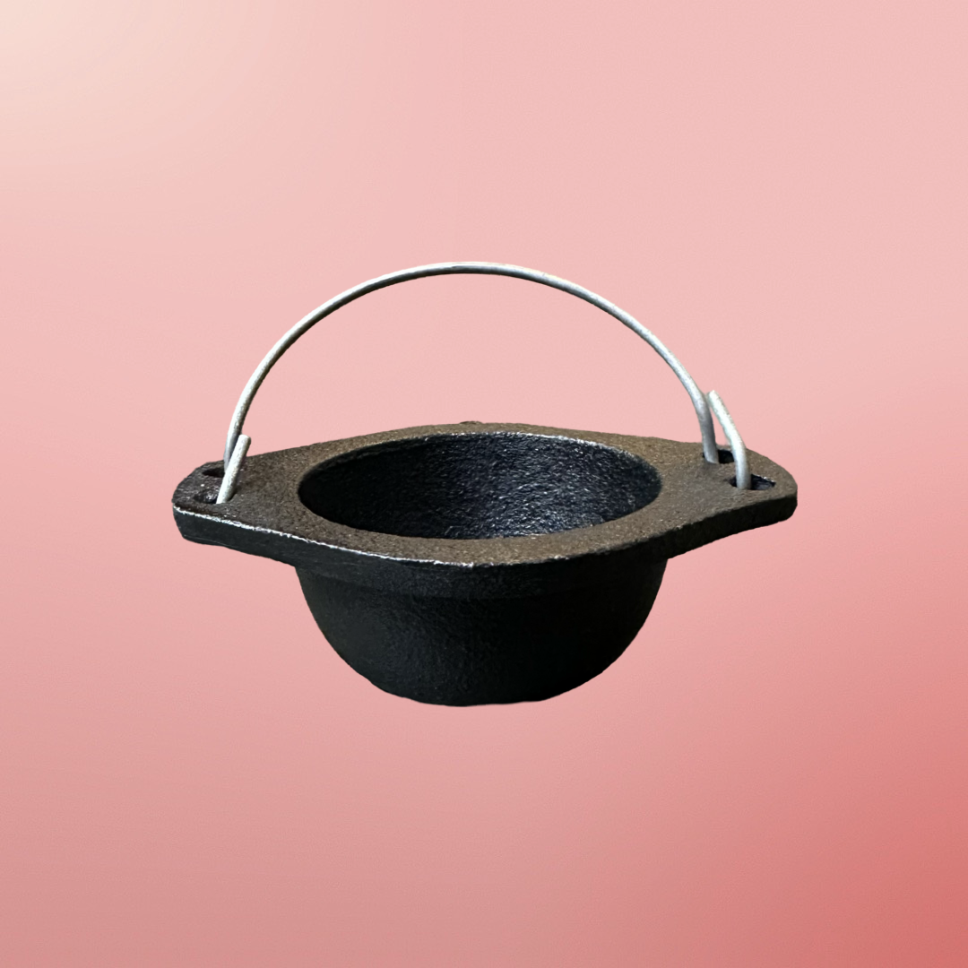 Cast Iron Open Cauldron