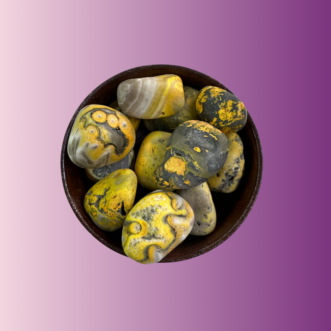 Bumblebee Jasper Tumbled Stone