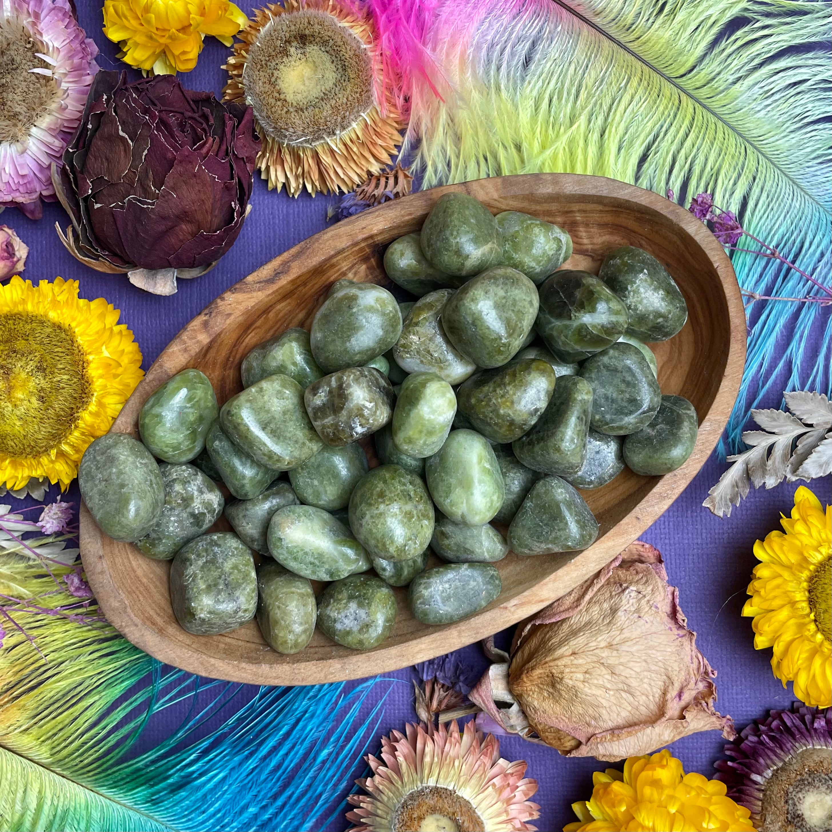 Vesuvianite Tumbled Stone