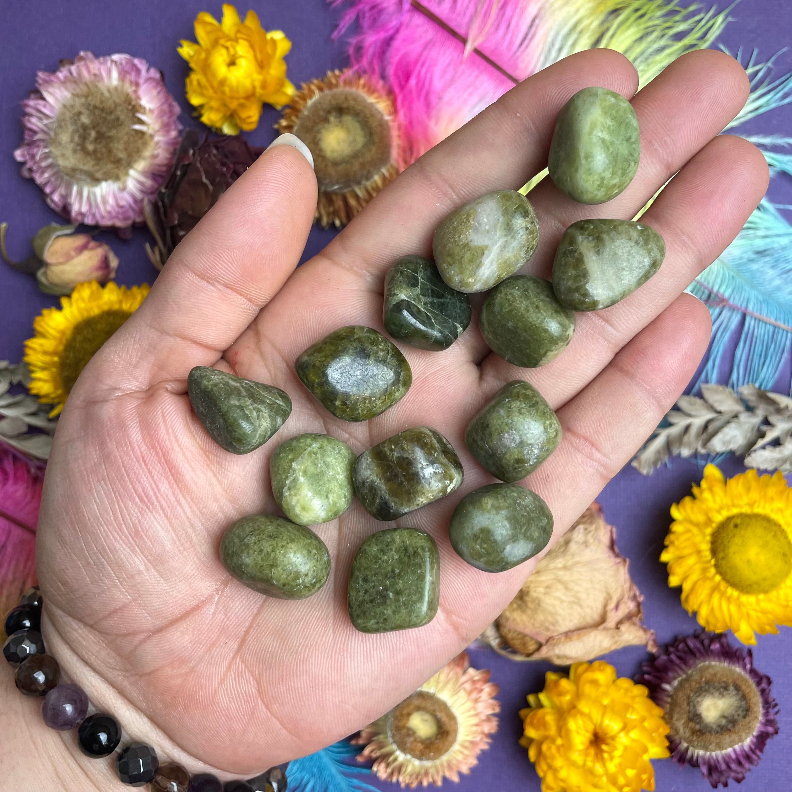 Vesuvianite Tumbled Stone