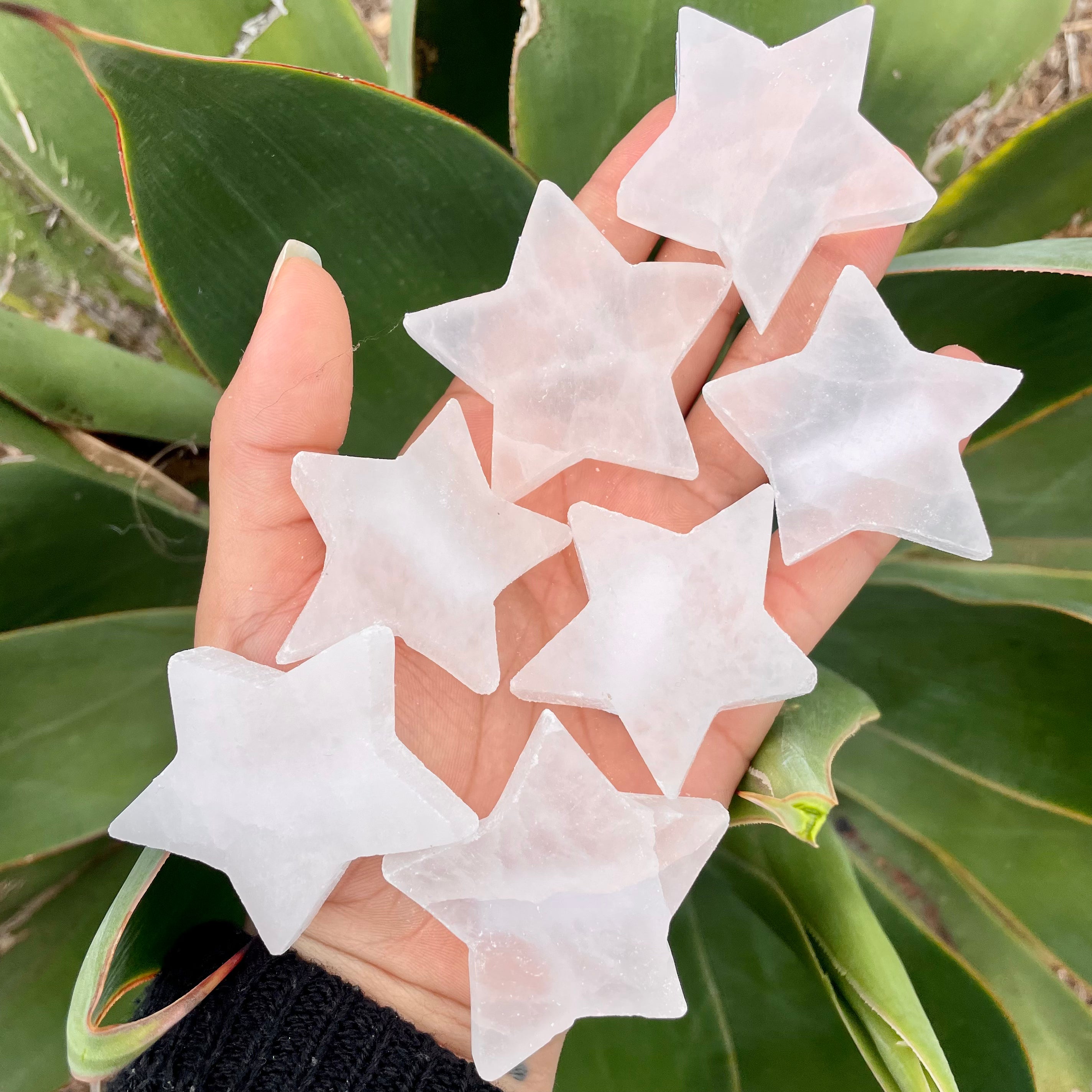 Selenite Satin Spar Stars