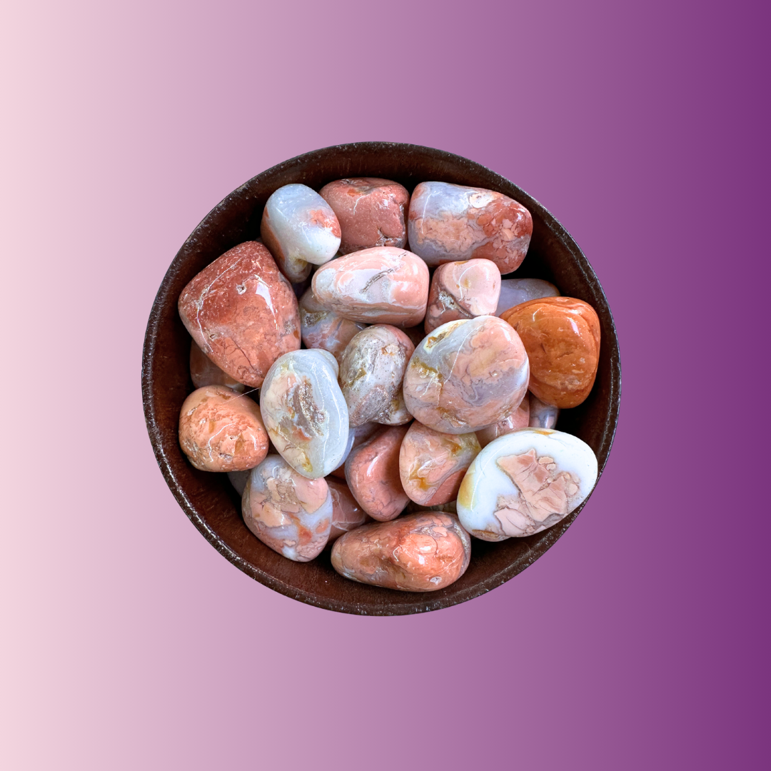 Pink Agate Tumble