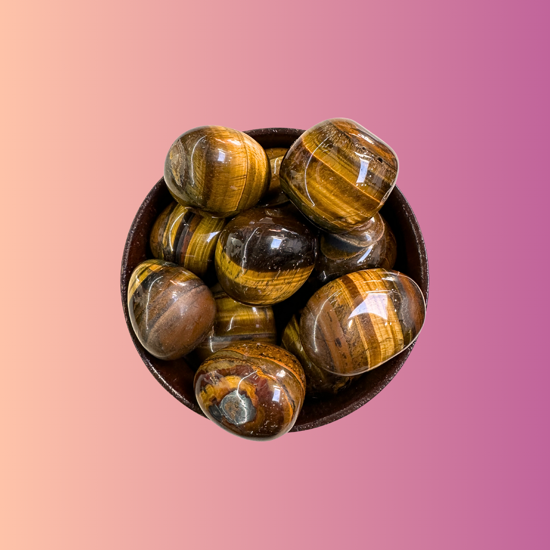 Golden Tigers Eye Tumbled Stone