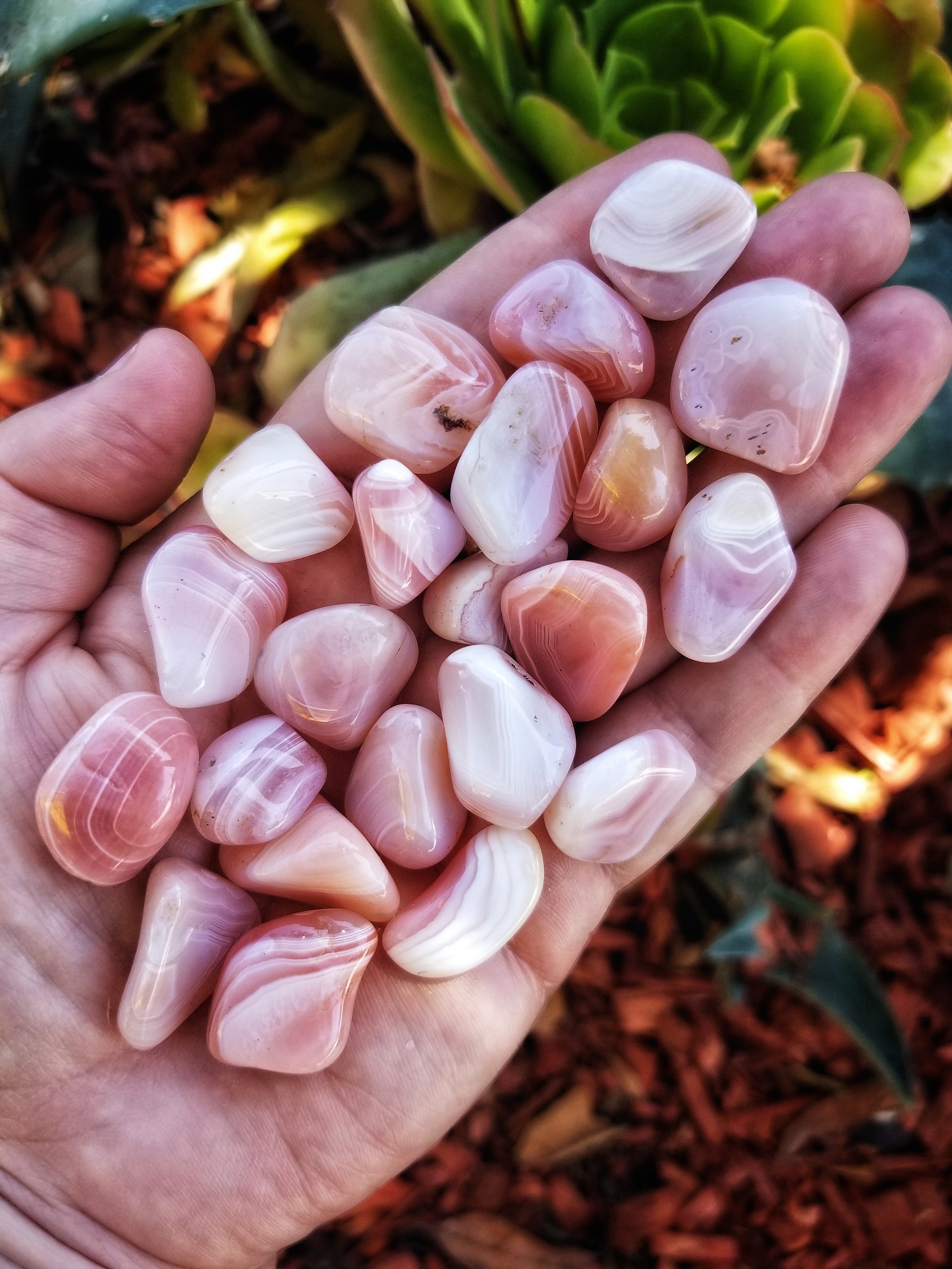 Peach Agate For self Acceptance