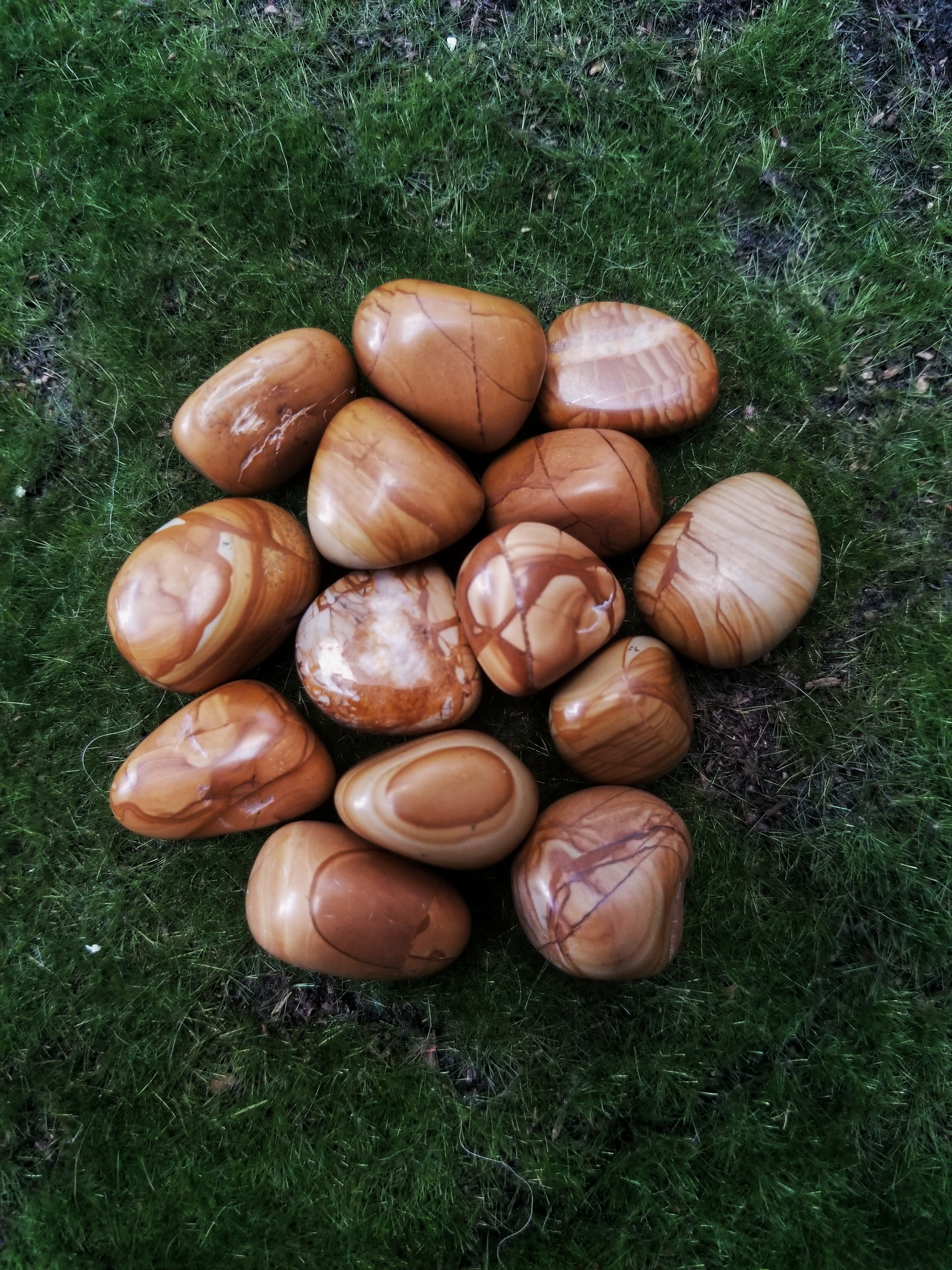 Walnut Jasper Tumbled Stones