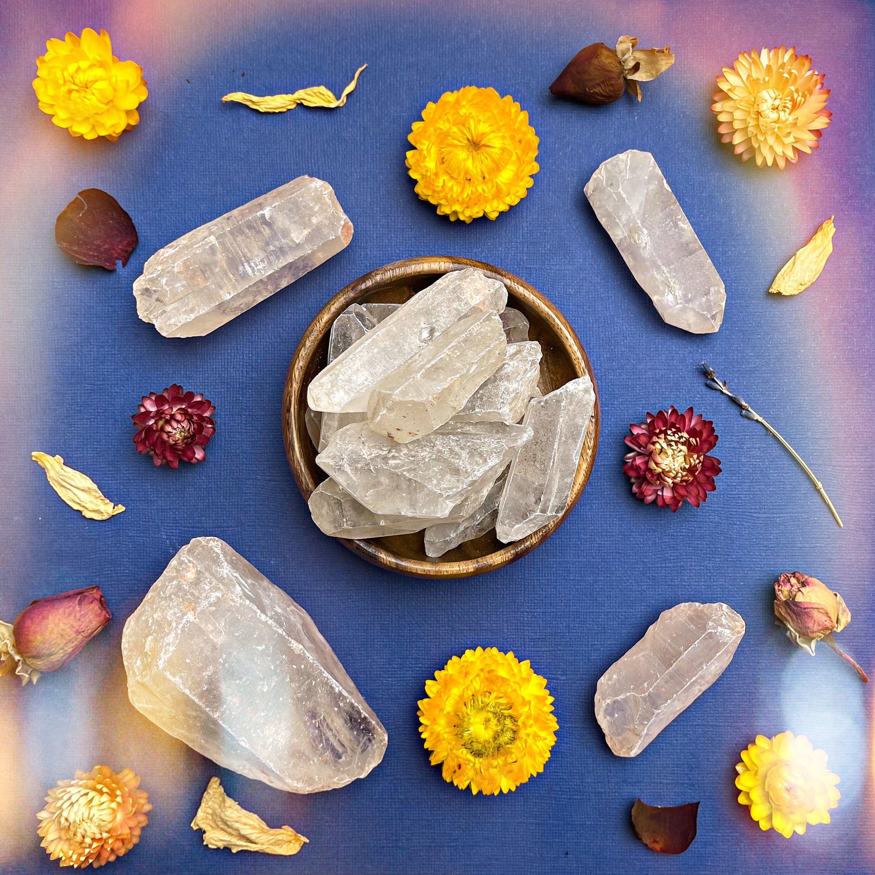 Clear Quartz Raw Large Points