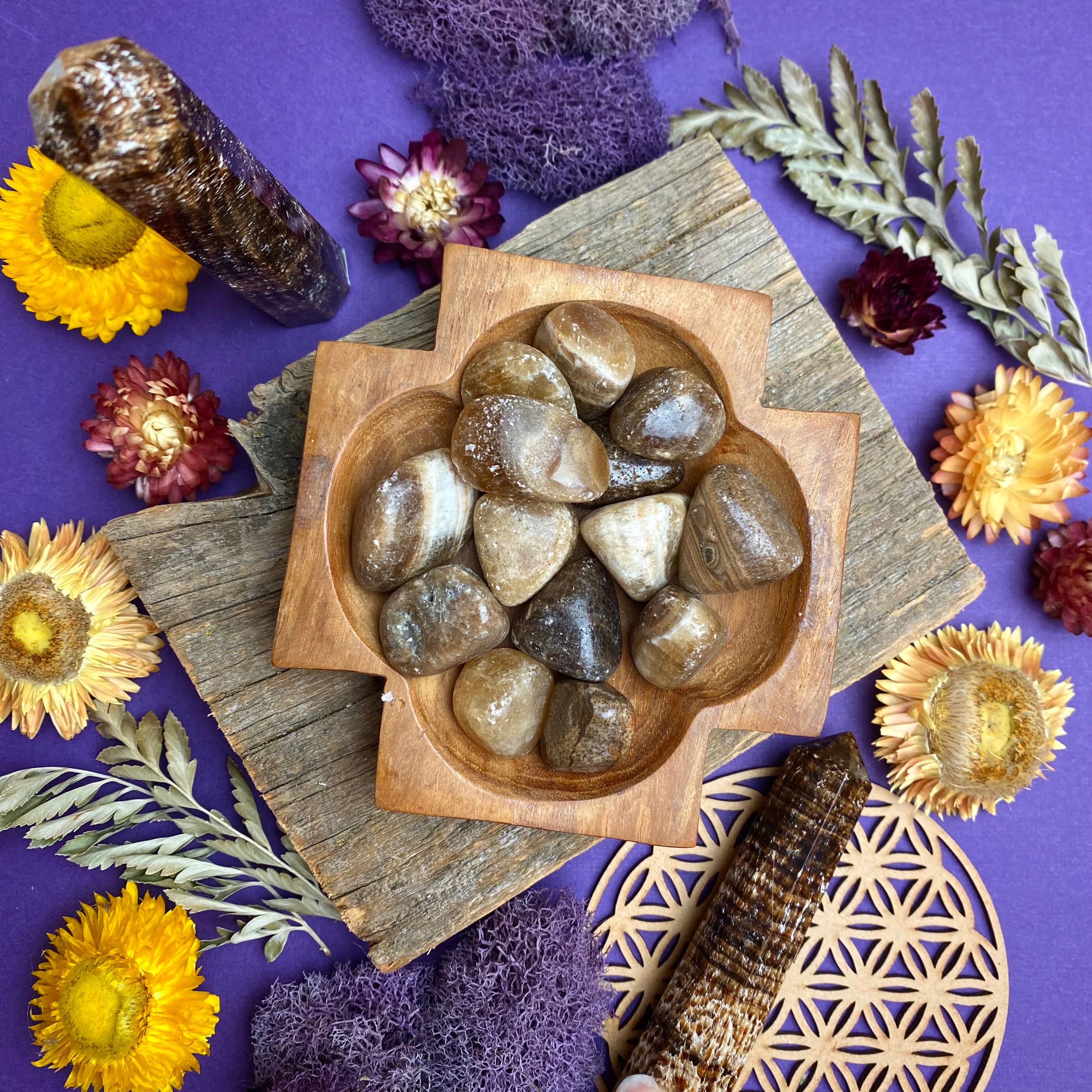 Aragonite Tumbled Stone