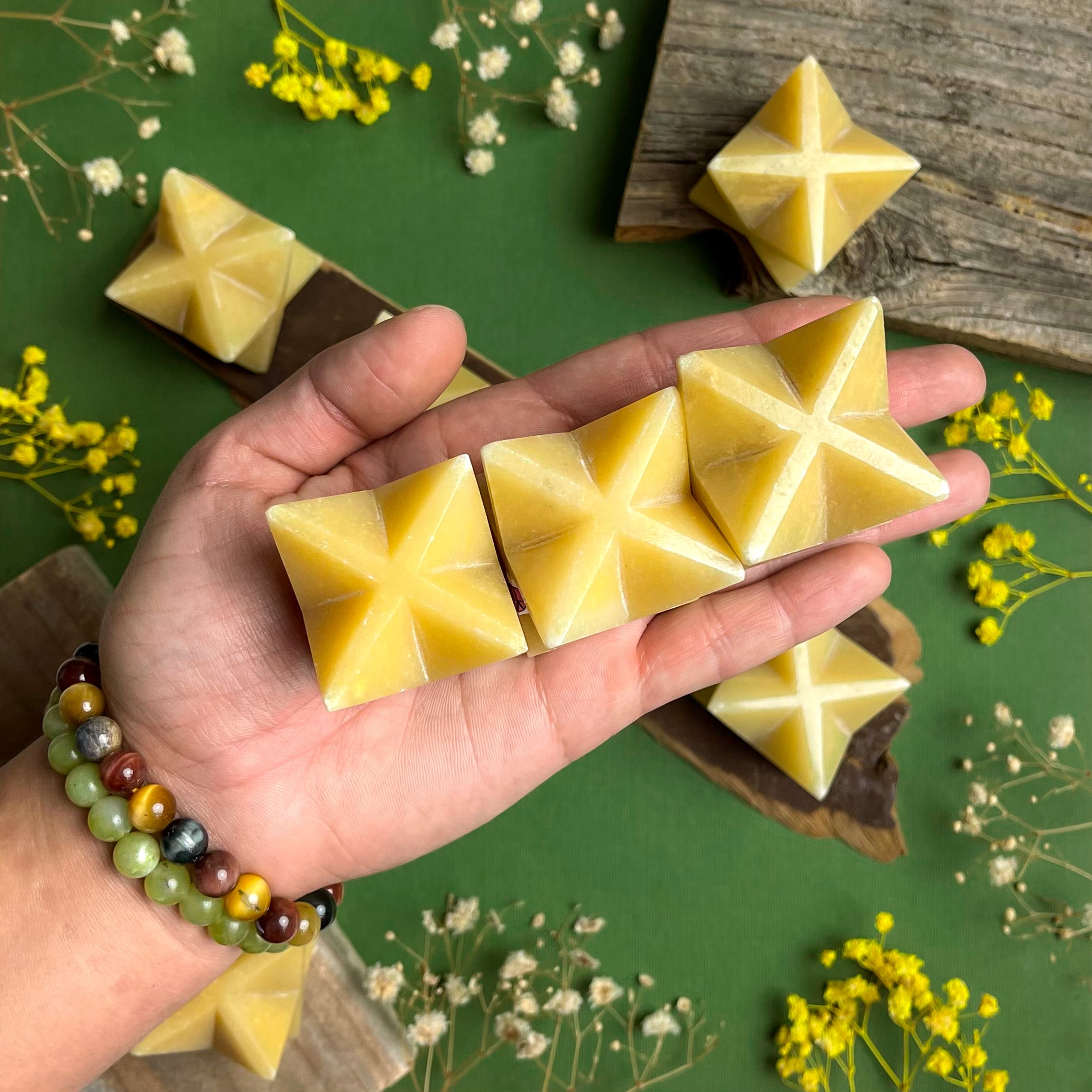 Yellow Aventurine Merkaba