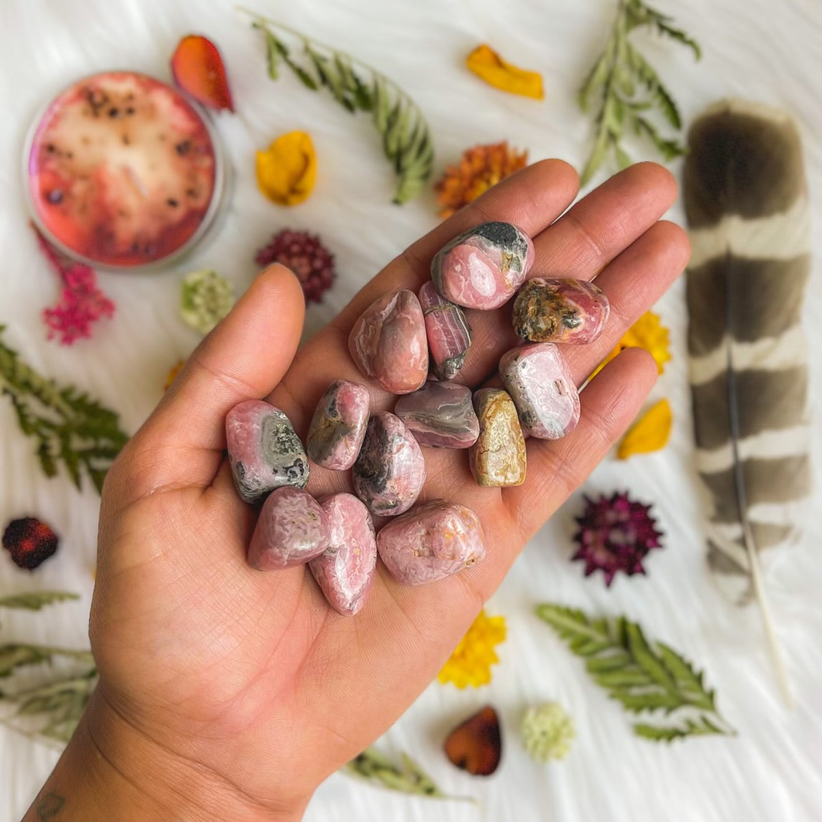 Rhodochrosite Tumbled Stone