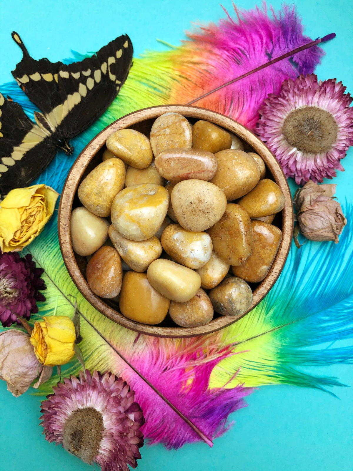 Yellow Jasper Tumbles