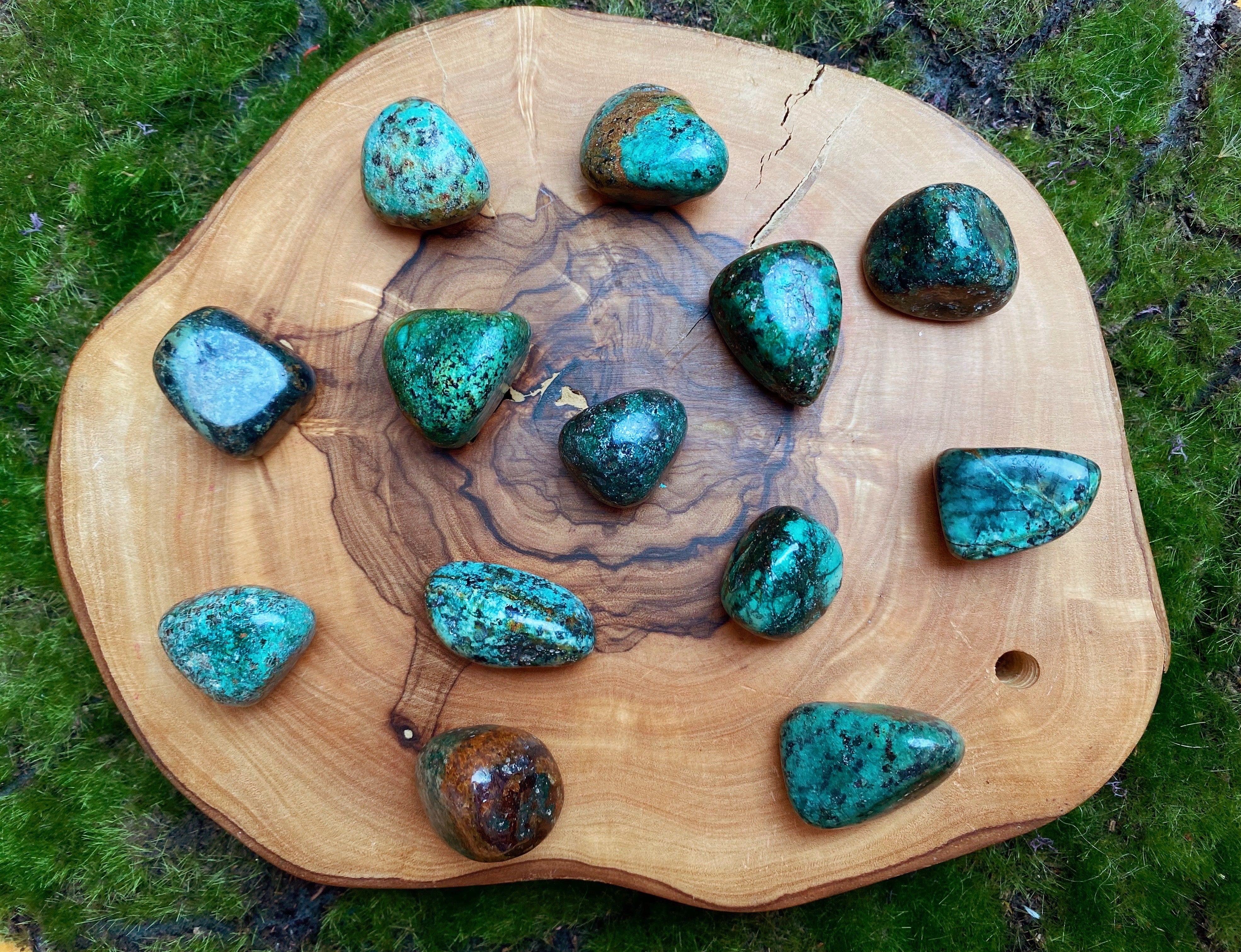 African Turquoise Tumbled Stone