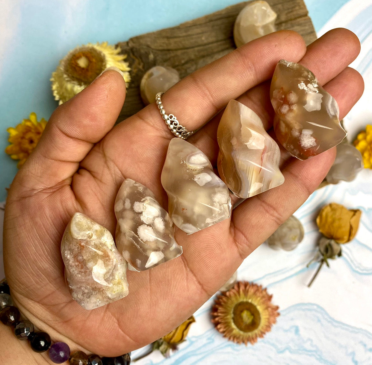 Flower Agate Mini Flame