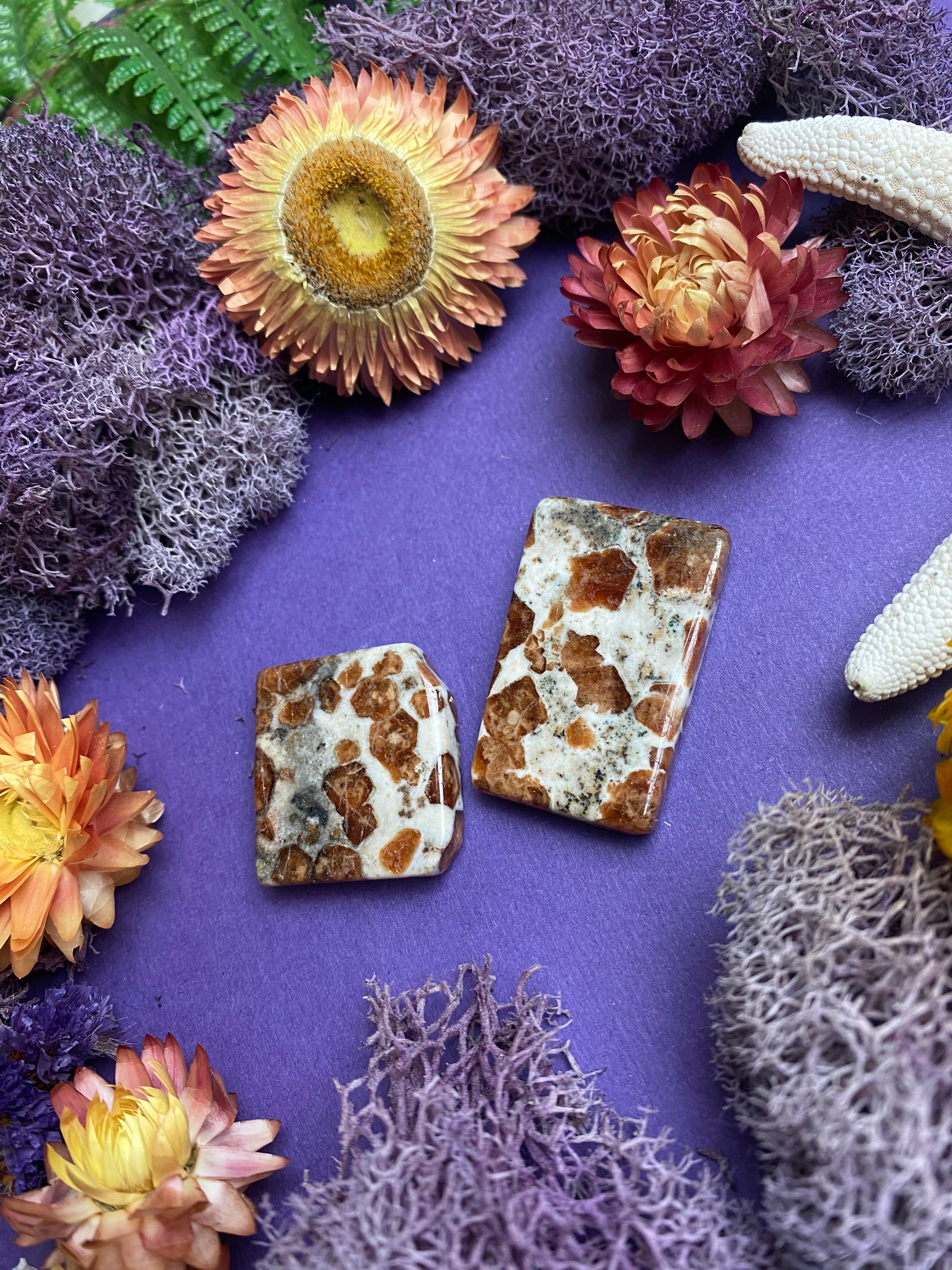 Garnet in Granite Small Slab Slice