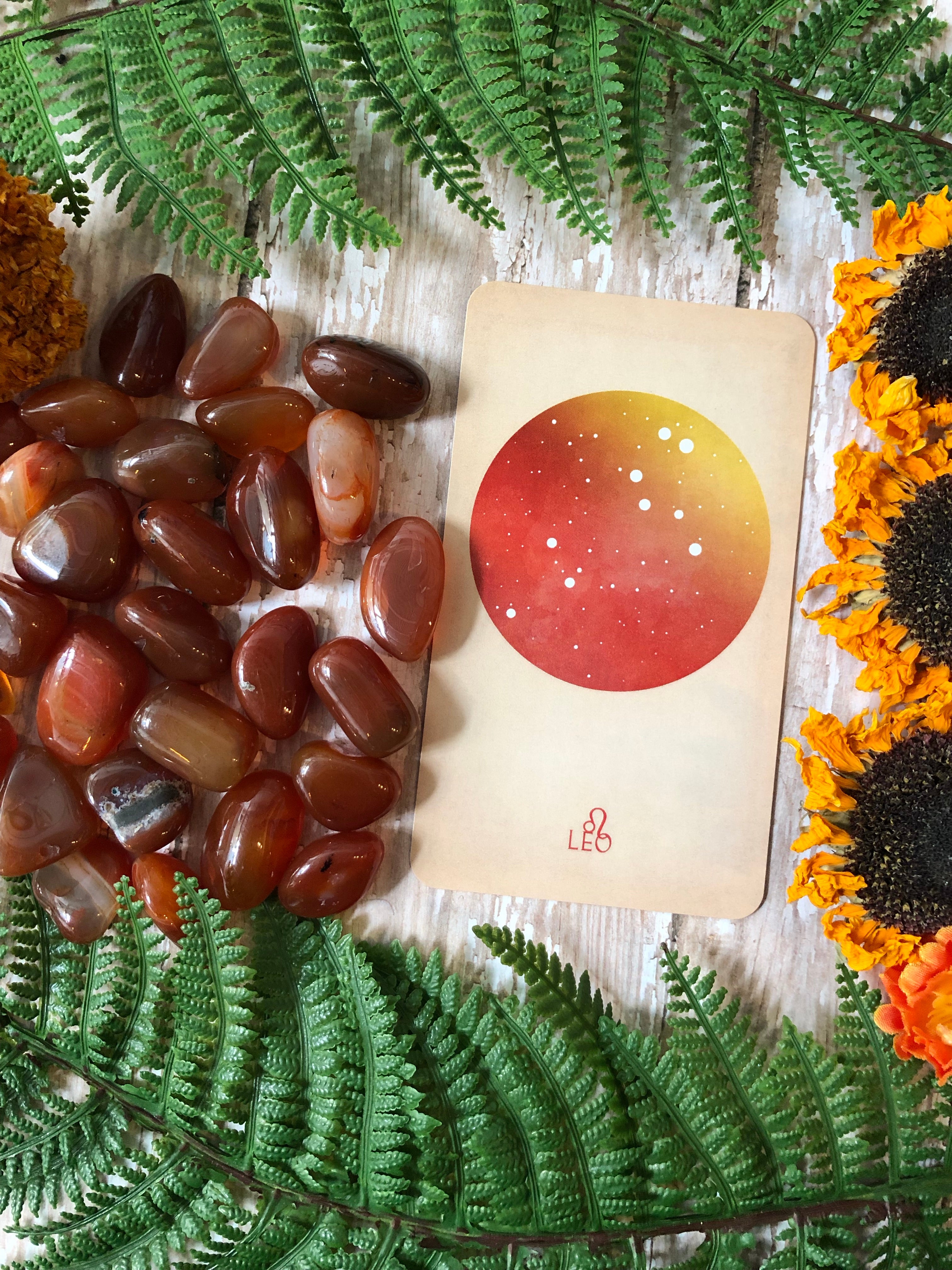 Carnelian Tumbled Stones for Motivation & Creativity