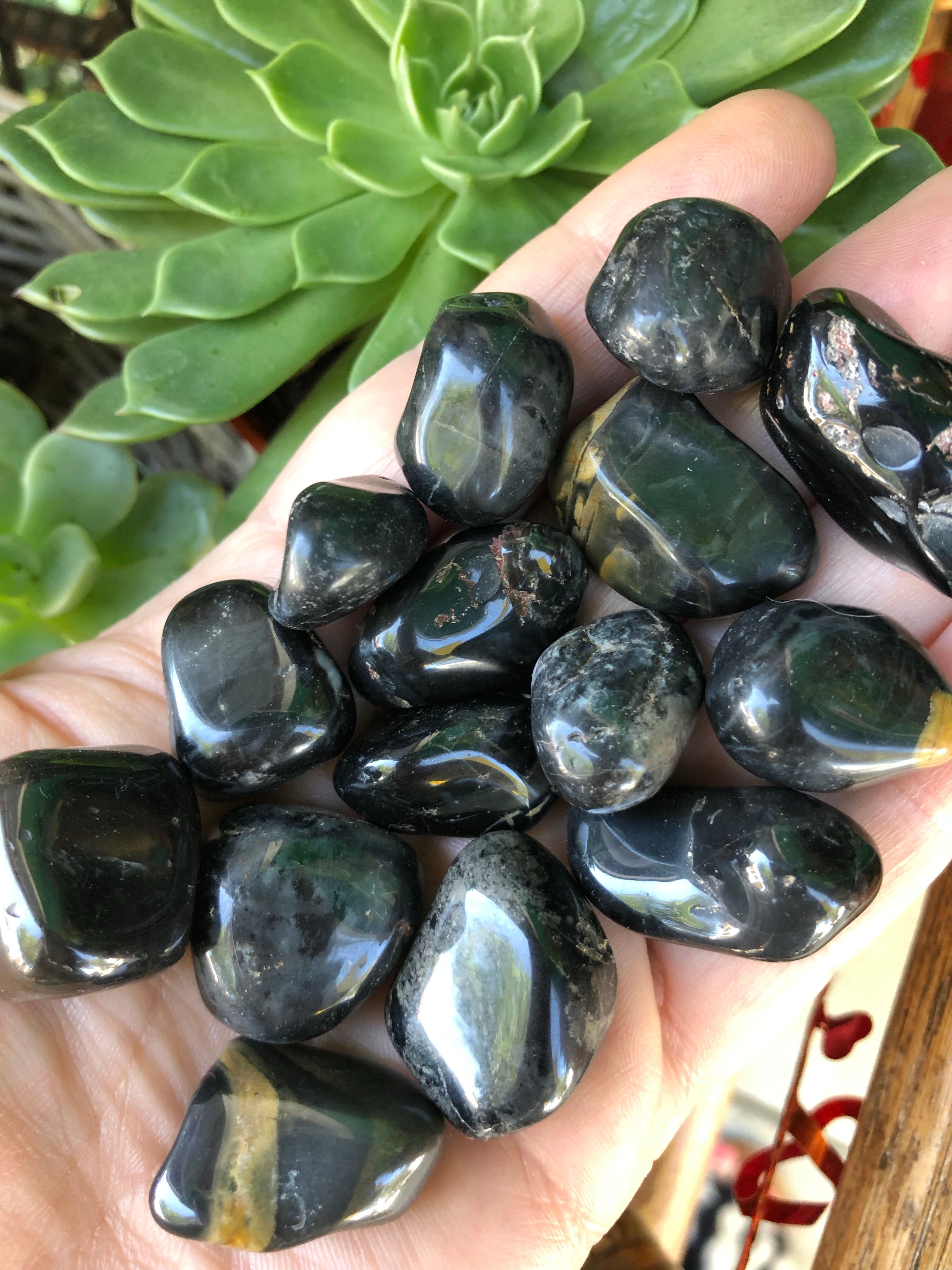 Onyx Tumbled Stones for Protection