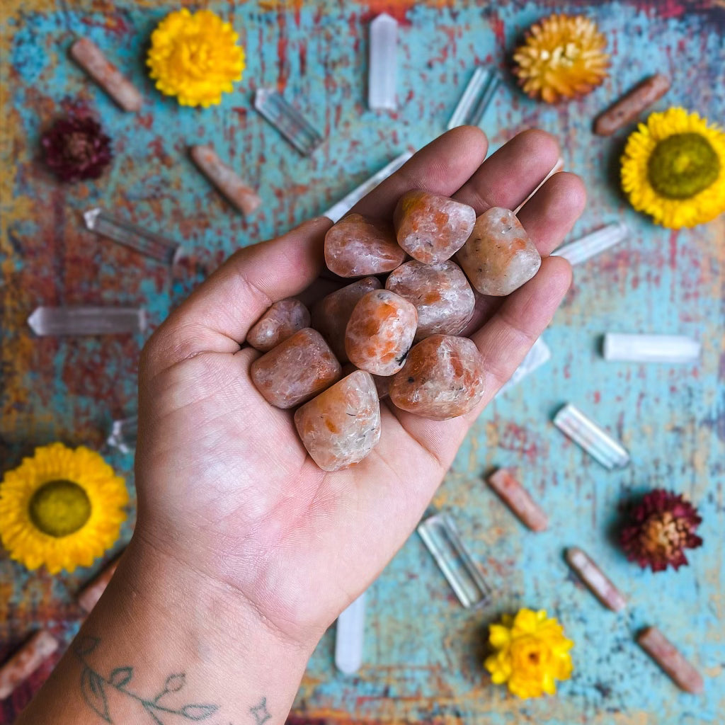 Sunstone Tumbled Stones