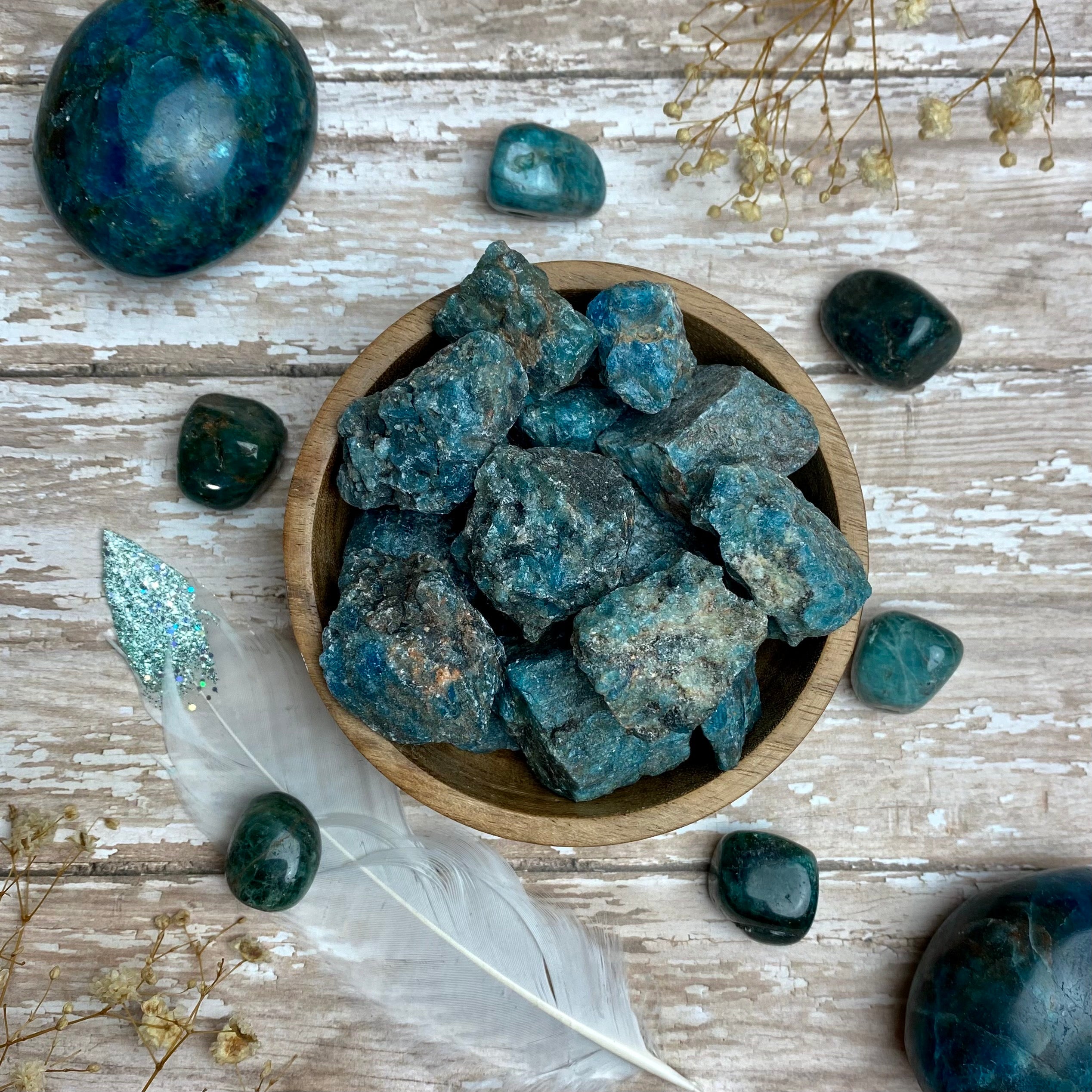 Apatite Blue Raw Chunk