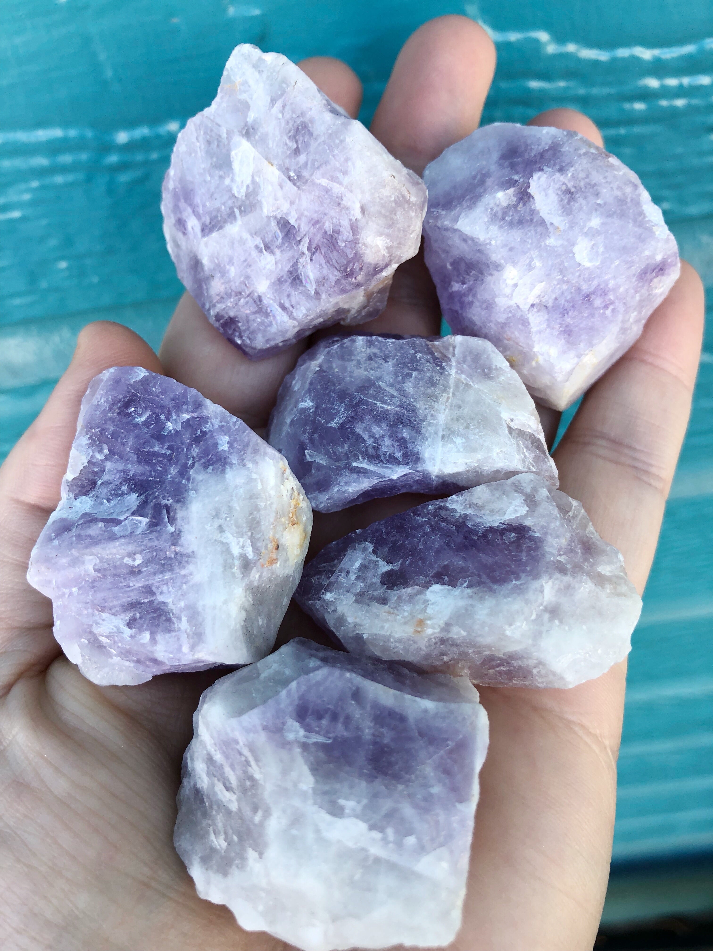 Amethyst AA Raw Rough Chunks for Intuition