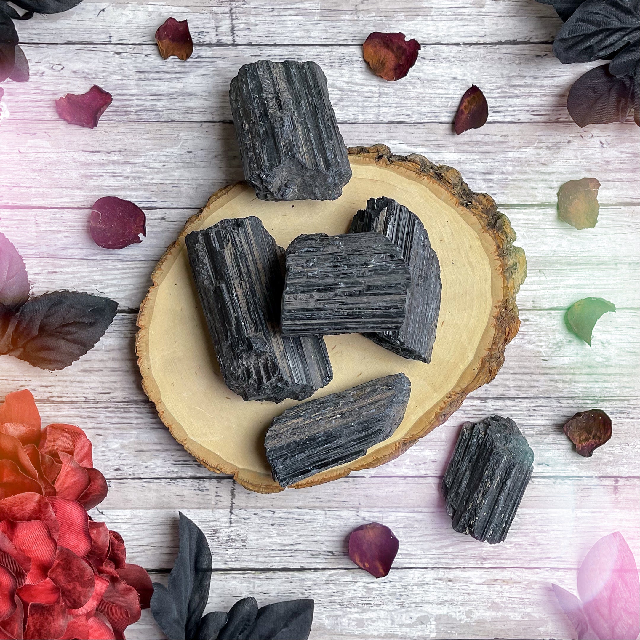 Black Tourmaline Raw Stone for Protection