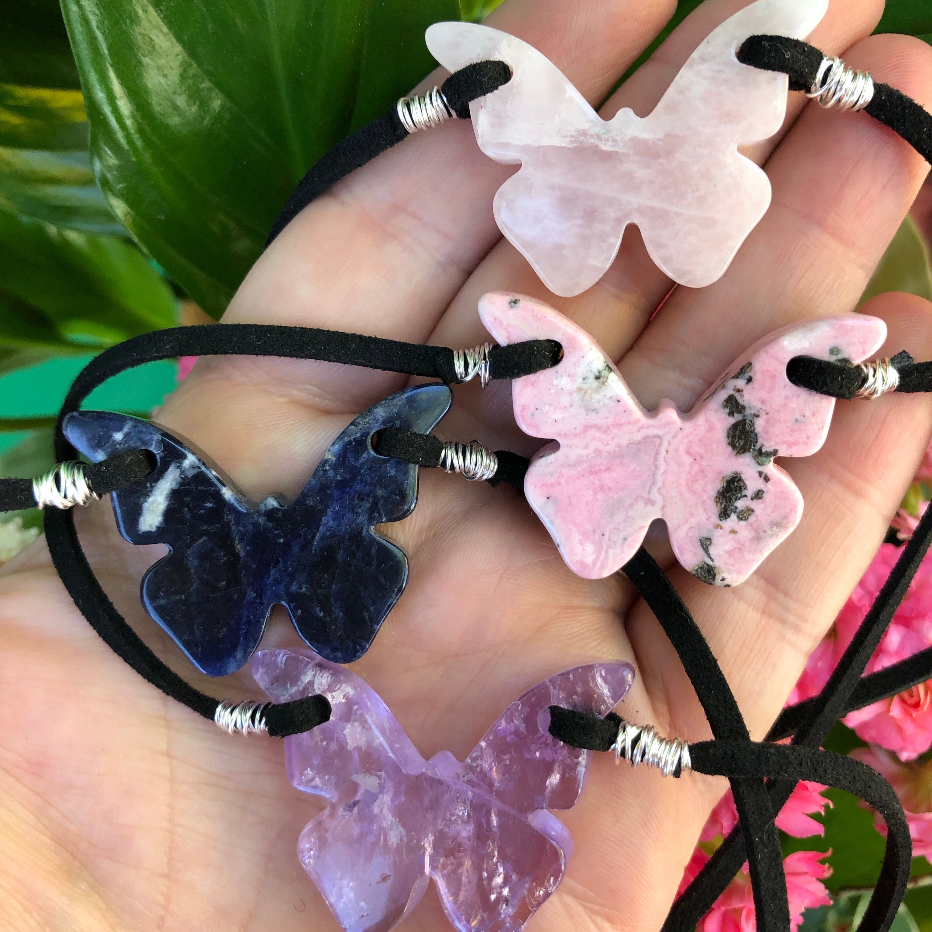 Butterfly Crystal Choker