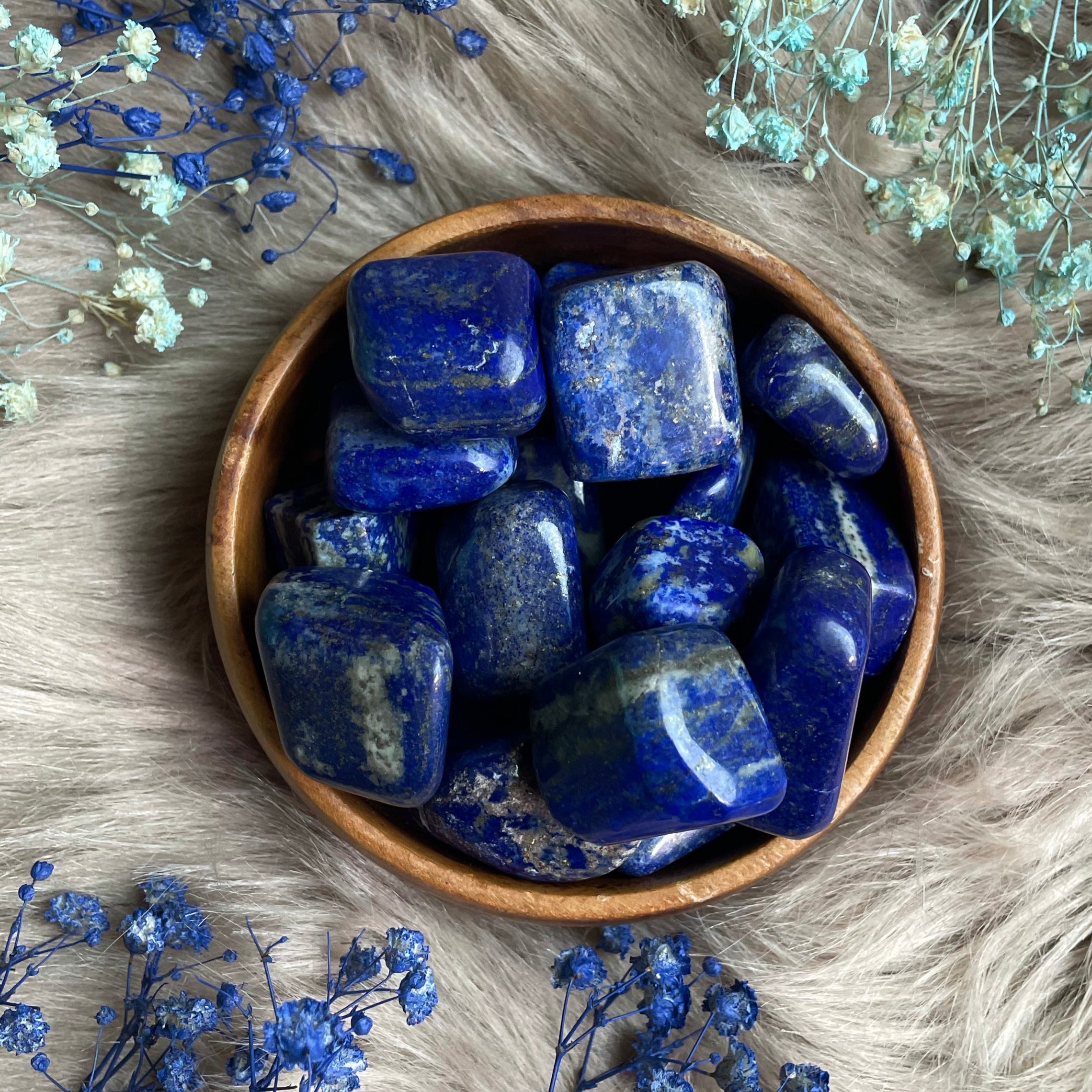 Lapis Lazuli Tumbled Stone for Knowledge