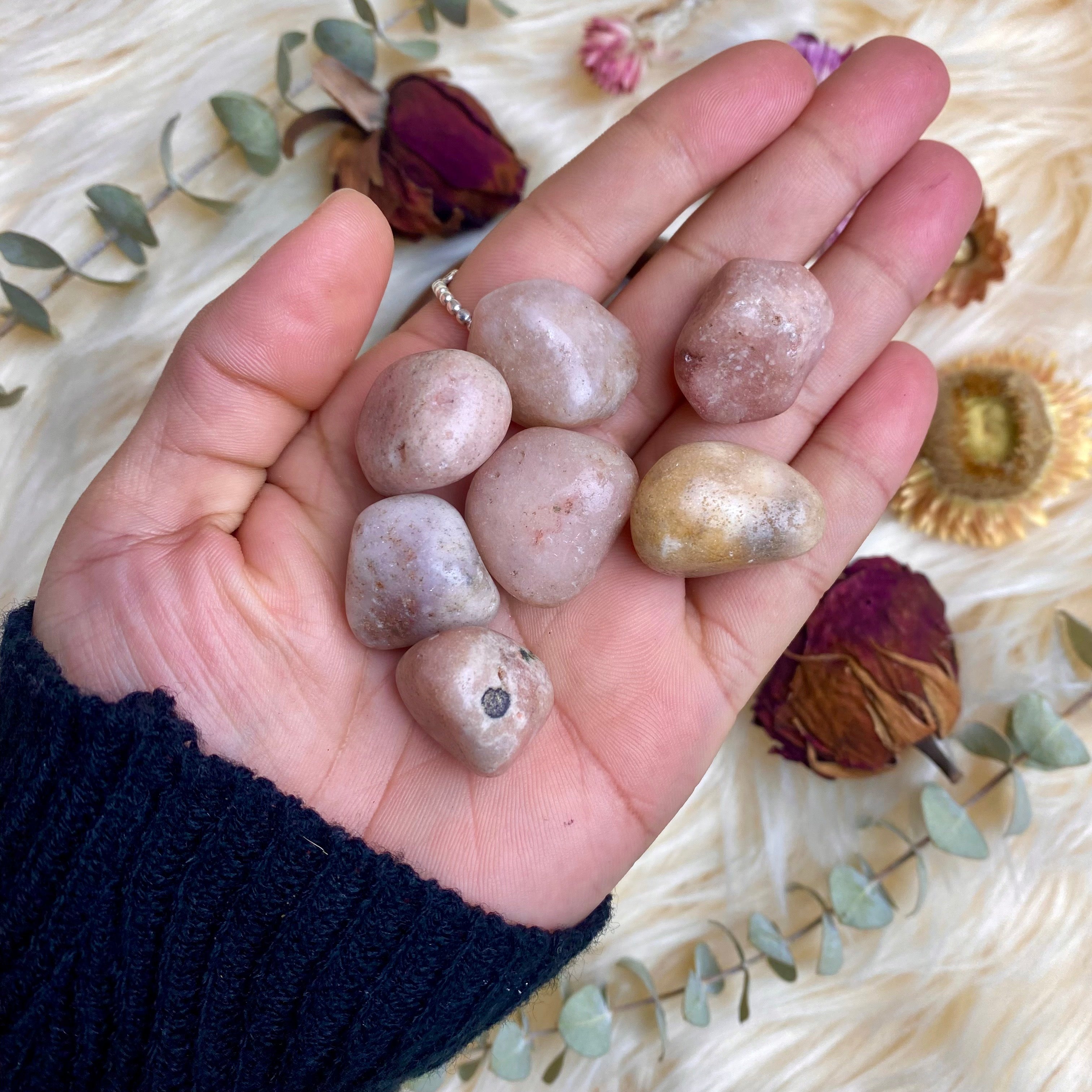 Pink Amethyst Tumbled Stone