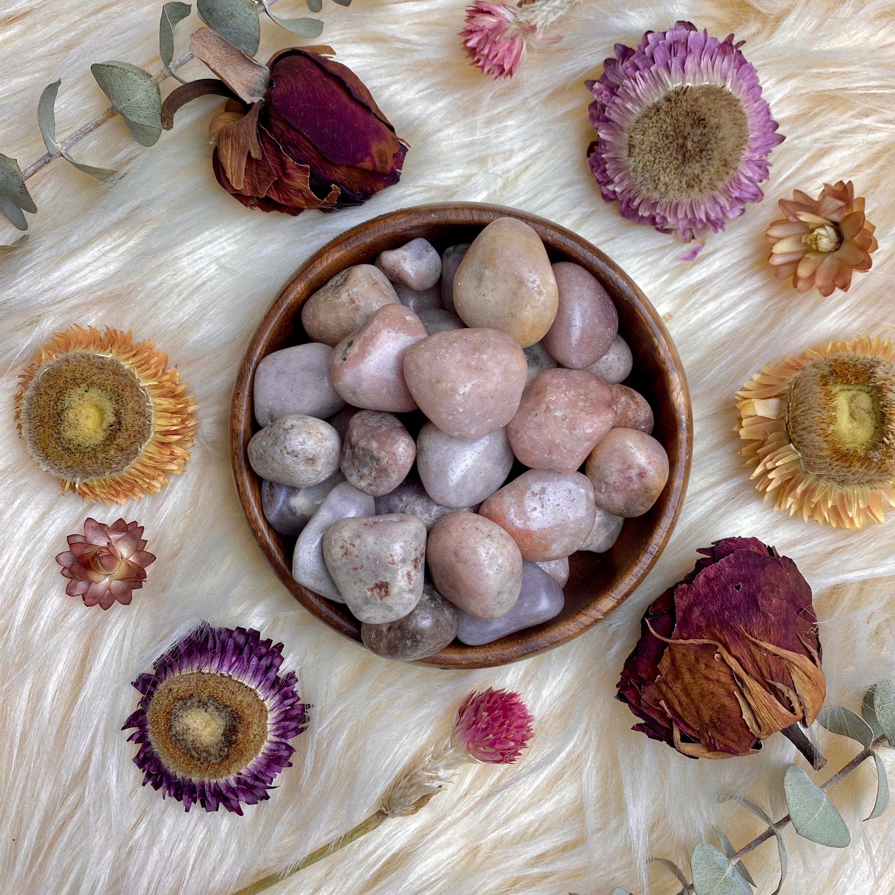 Pink Amethyst Tumbled Stone