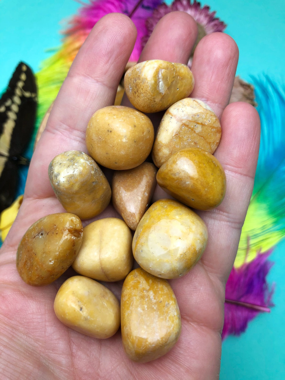 Yellow Jasper Tumbles