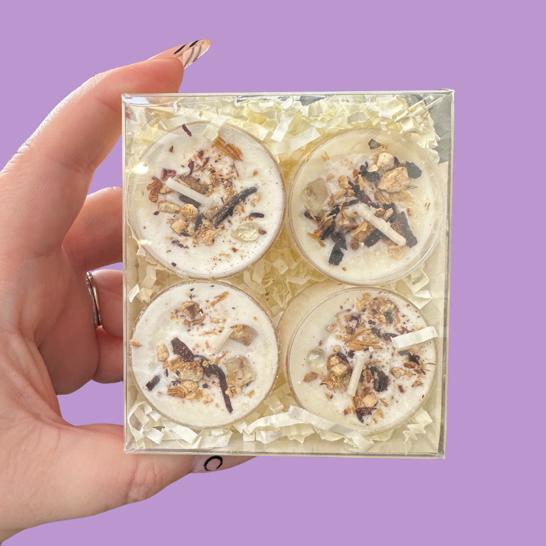 Oshun Goddess Tealight Candle Set