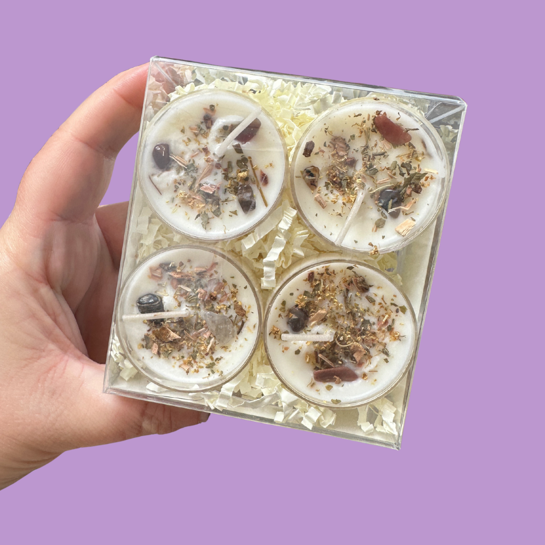 Gaia Goddess Tealight Candle Set