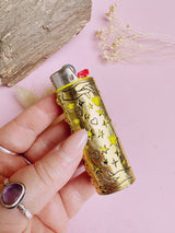 Brass Celestial Lighter Case