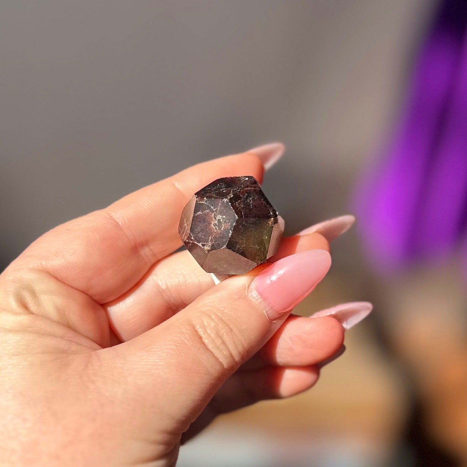 Almandine Garnet Dodecahedron