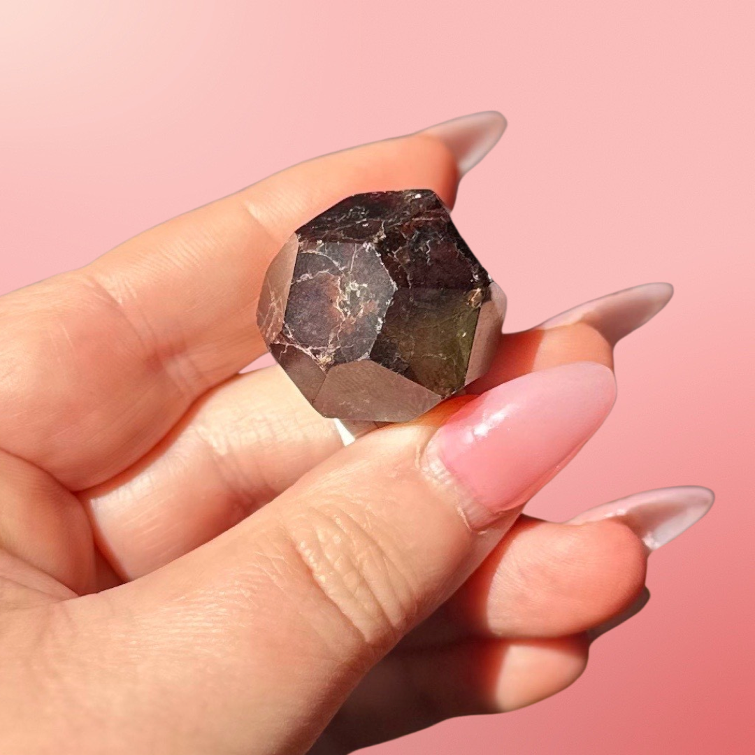 Almandine Garnet Dodecahedron
