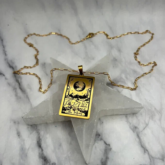 The Moon Necklace 14K Gold