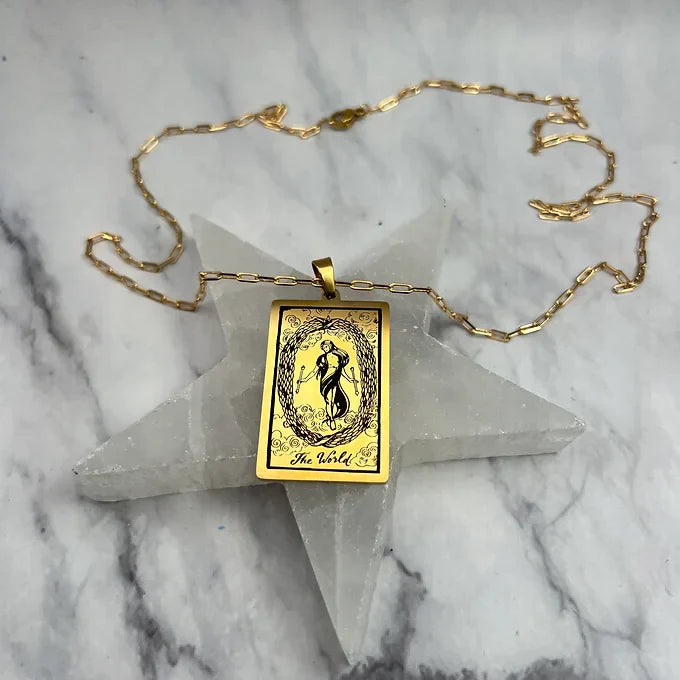 The World Necklace 14K Gold