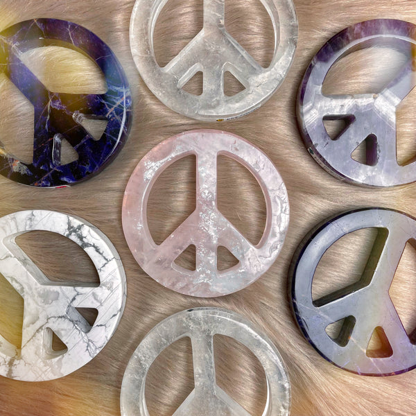 Crystal Peace Sign